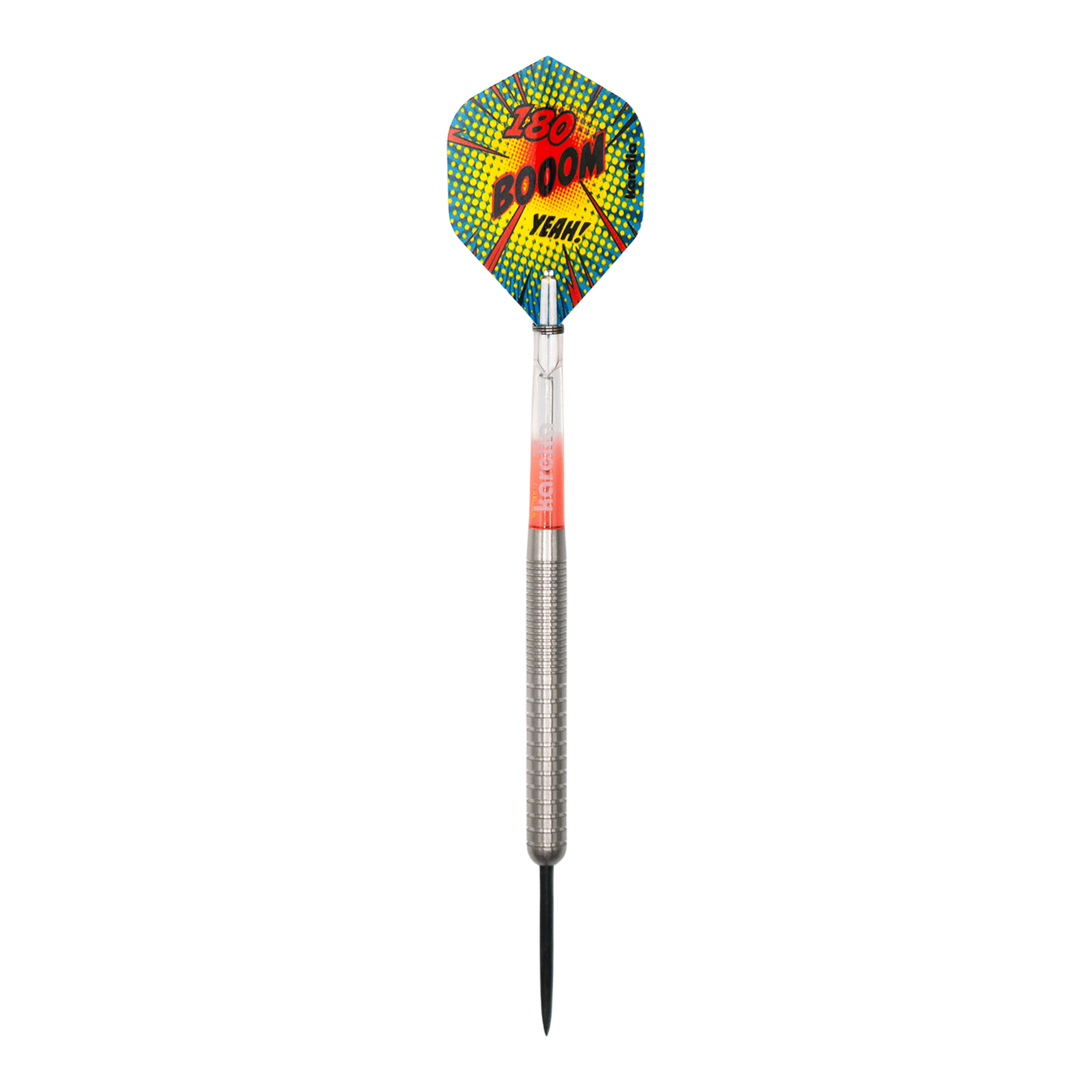 Karella Comic Line CL-1 steel darts - 22g Abgebildet ist der Karella Comic Line CL-1 Steeldarts - 22g. Diese Aufnahme zeigt das Produkt aus einer bestimmten Perspektive.