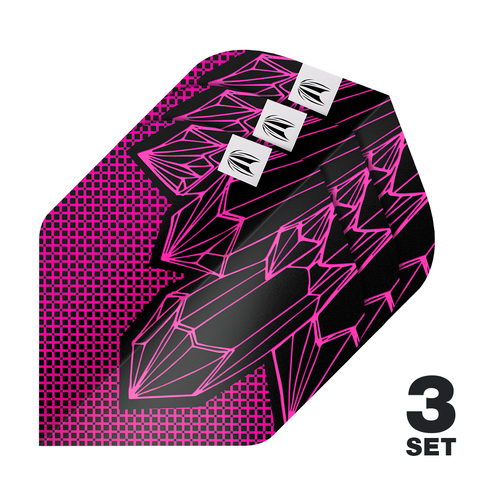 Das Bild zeigt die Target ProUltra Lorraine Winstanley GEN2 No2 Standard Flights - 3 Sets. Diese Flights sind für Dartpfeile geeignet.