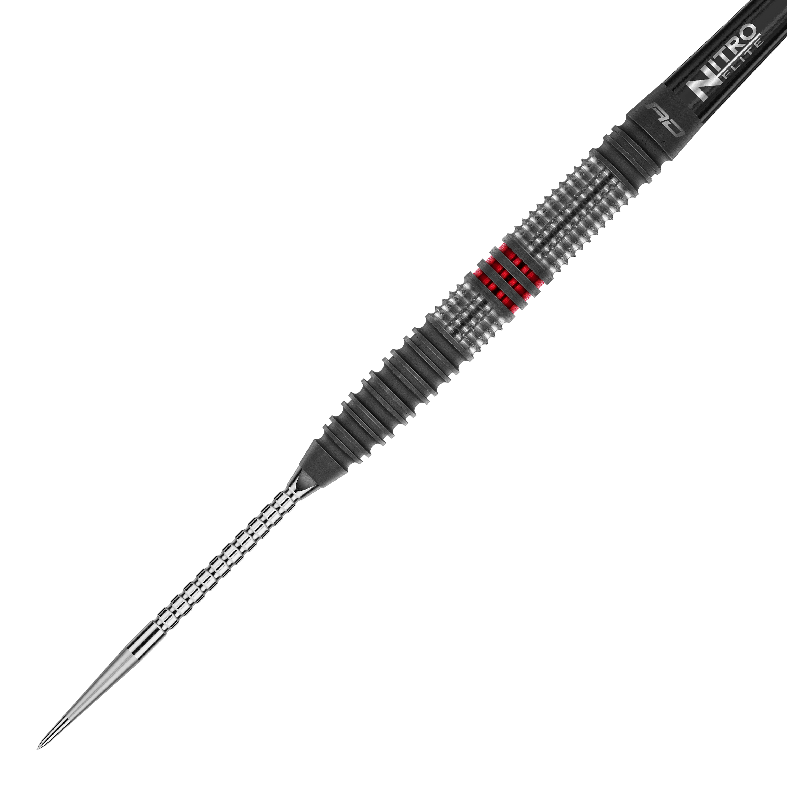 Das Bild zeigt die Red Dragon Jonny Clayton Hireath Switch Point Steeldarts. Sie sind speziell für Präzision und Spielkomfort konzipiert.