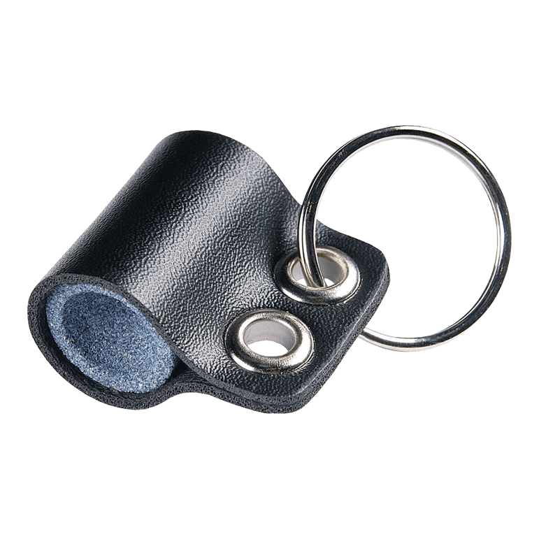Nodor Keyring Dart Sharpener Sharpening Stone Das Bild zeigt einen Winmau Keyring Dart Sharpener Schleifstein. Es handelt sich um einen kleinen Dartschleifstein mit Schlüsselanhänger.