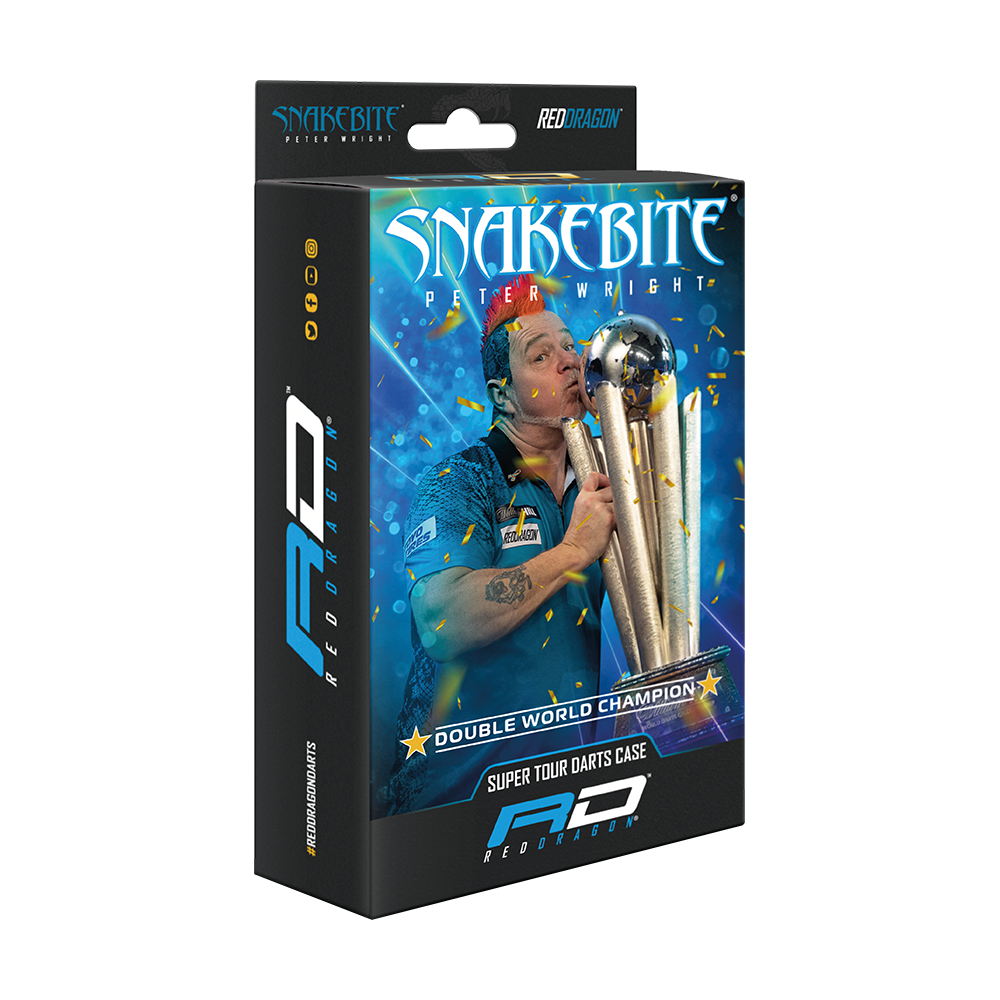 Red Dragon Peter Wright Snakebite Super Tour dart case