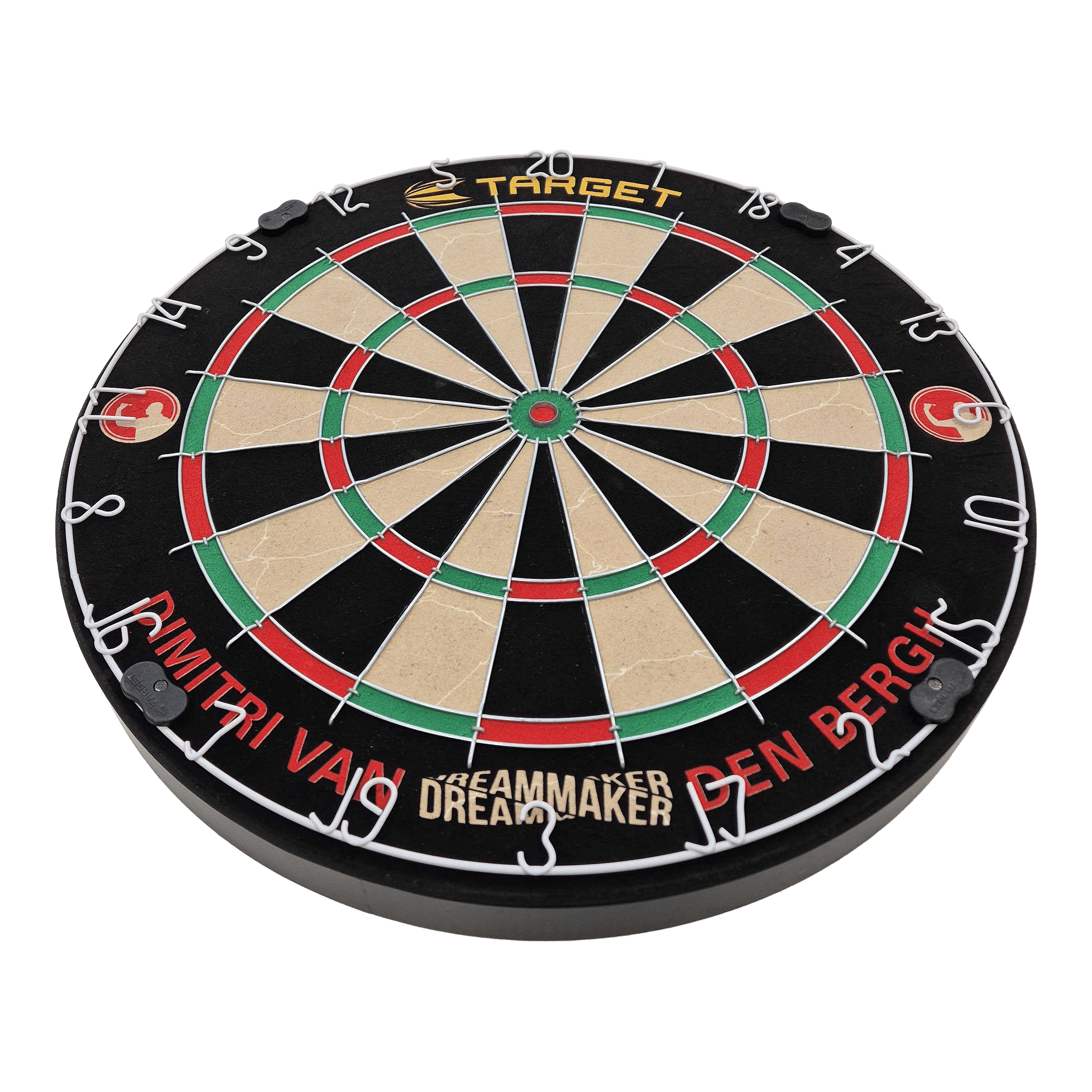 Target Dimitri Van Den Bergh Steeldartboard Set