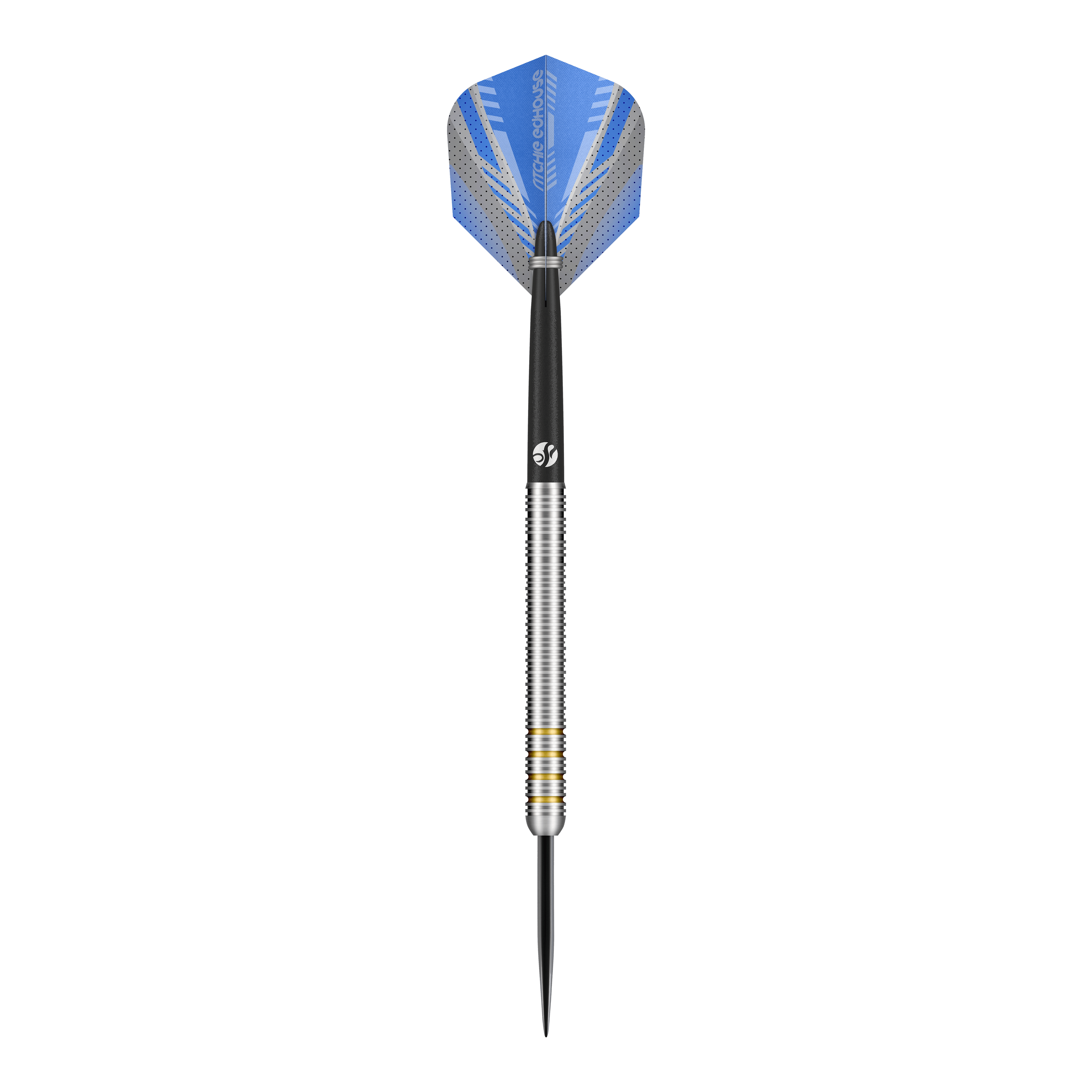 Hier sind die Shot Ritchie Edhouse Core Steeldarts einzeln dargestellt. Das Produkt eignet sich hervorragend für das Dartspiel.