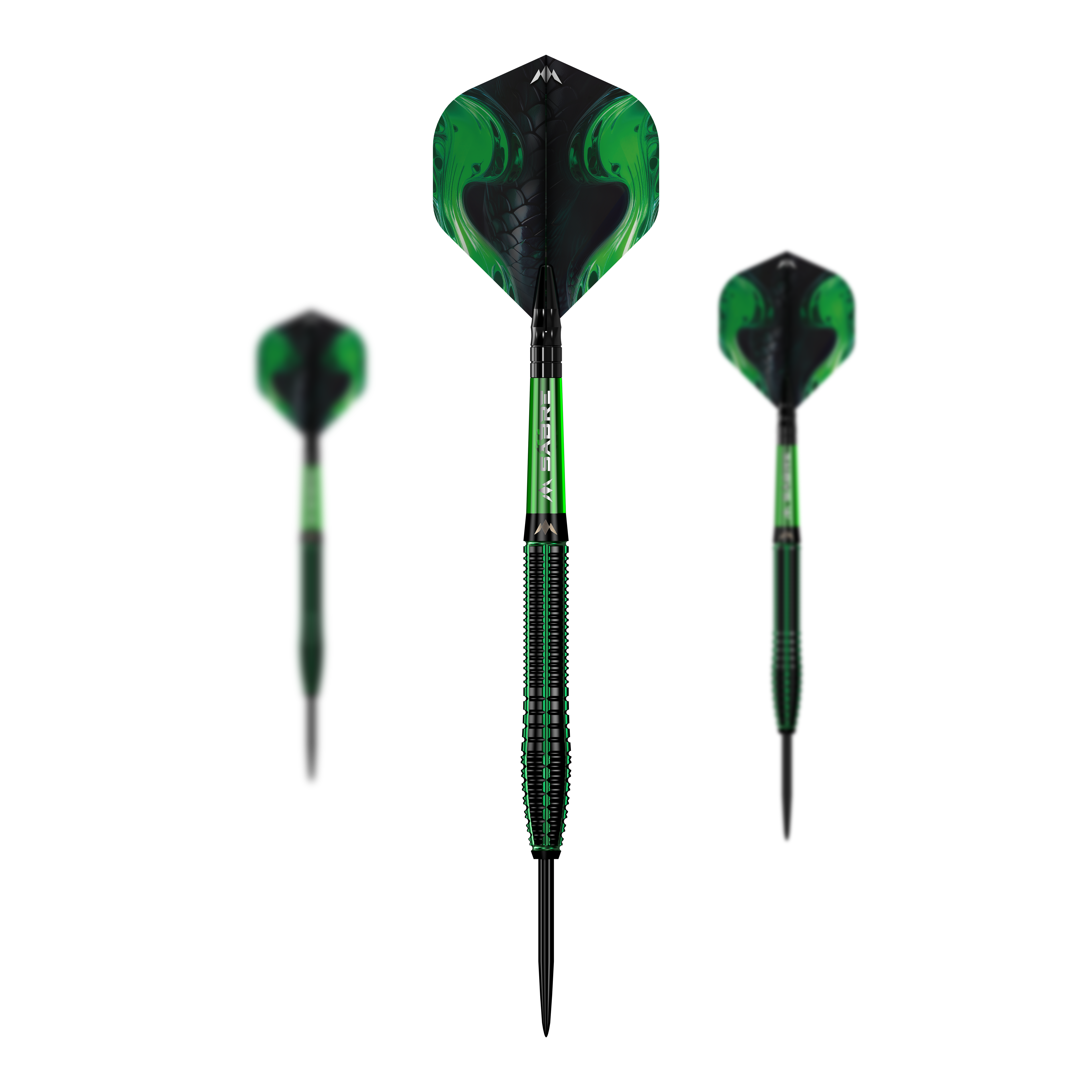 Mission Venom steel darts Das Set Mission Venom Steeldarts liegt sortiert im Bild. Das Material erscheint stabil.