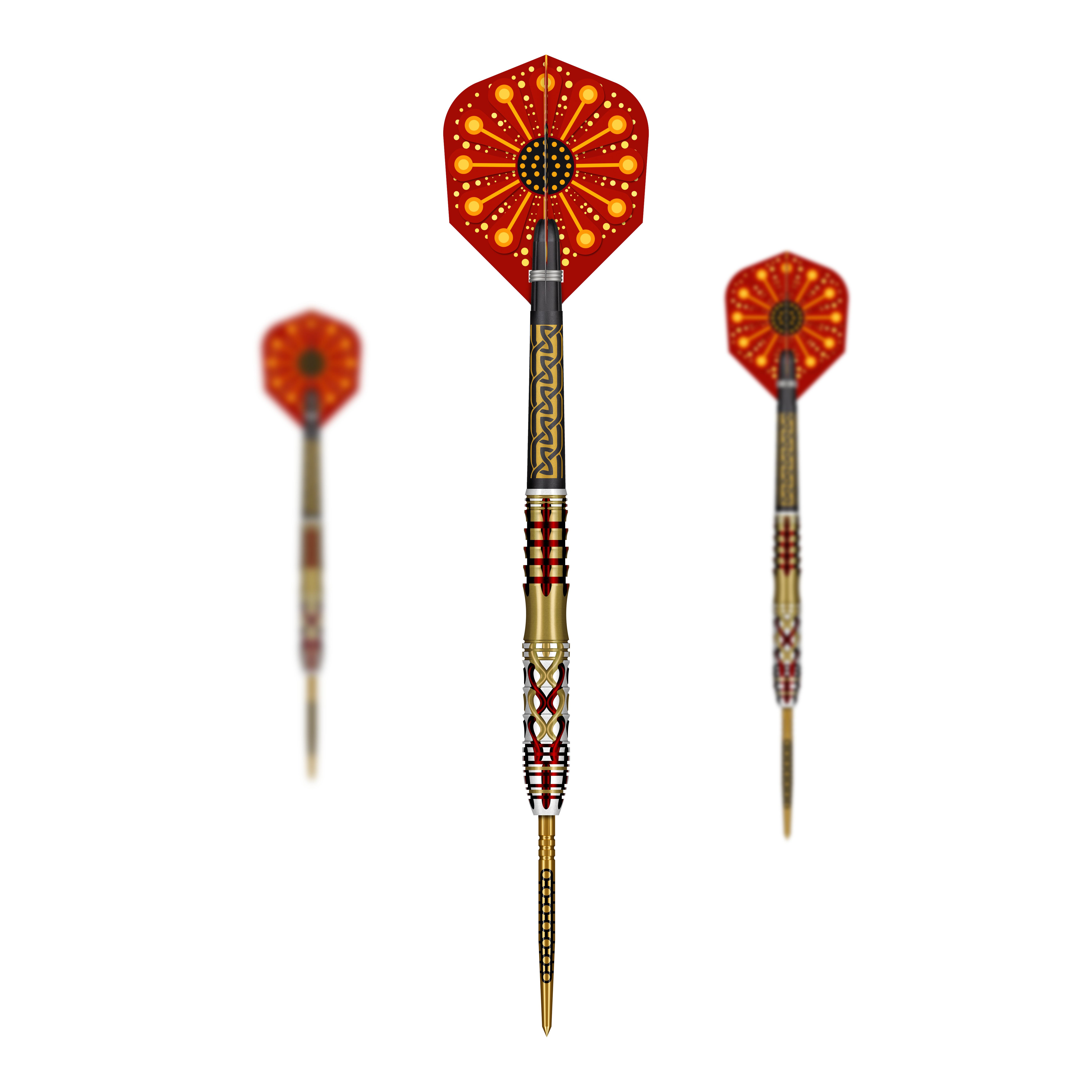 Shot Goths Alaric Turbo Point Steel Darts - 23g Gezeigt werden Shot Goths Alaric Turbo Point Steeldarts im 23g Set. Das Set bietet hochwertige Steeldarts für anspruchsvolle Dartspieler.