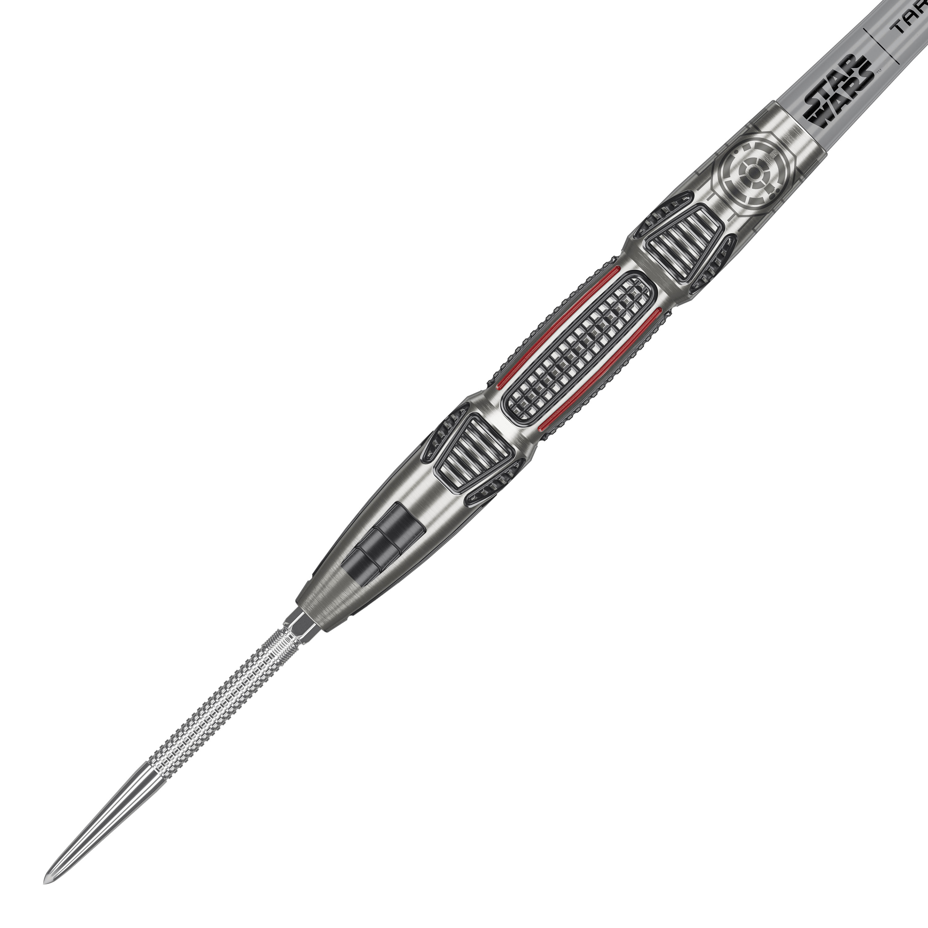 Dieses Bild zeigt die Target Star Wars X-Wing Swiss Point Steeldarts. Die Steeldarts sind speziell für Fans von Star Wars entworfen worden.