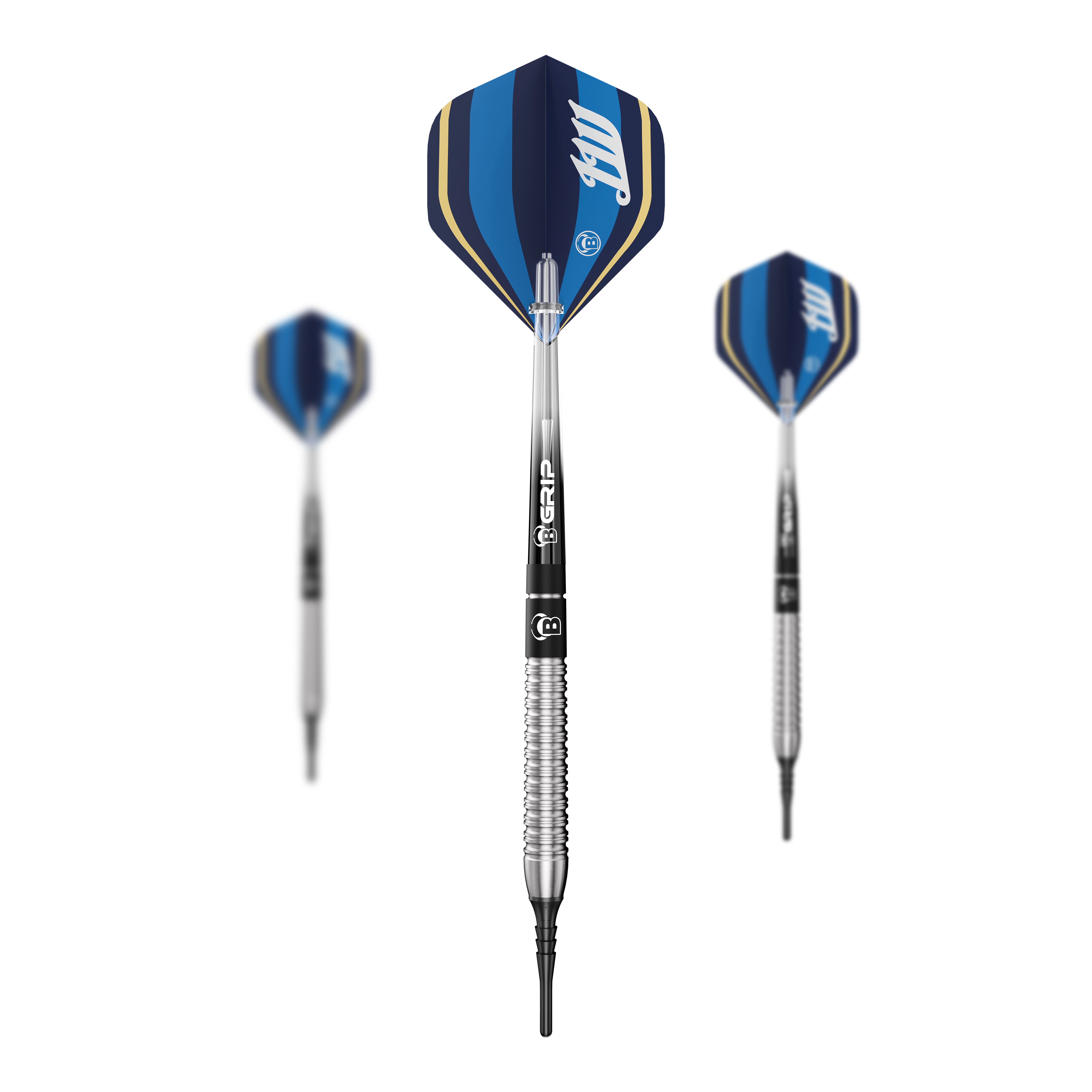 Bulls Leon Weber soft darts - 22g Auf dem Bild sind Bulls Leon Weber Softdarts - 22g als komplettes Set dargestellt. Das Set eignet sich perfekt für den Einstieg ins Softdart-Spiel.