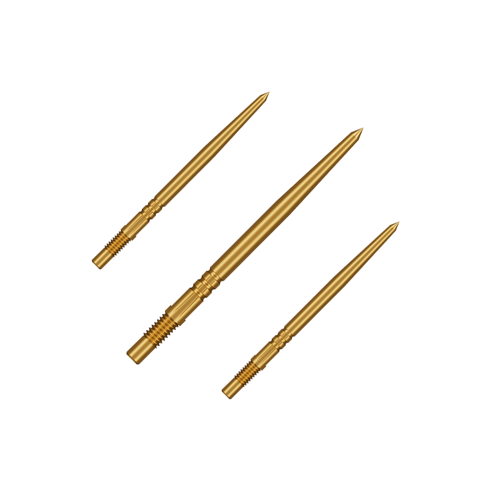 Shot Turbo Point Dart Tips - Gold