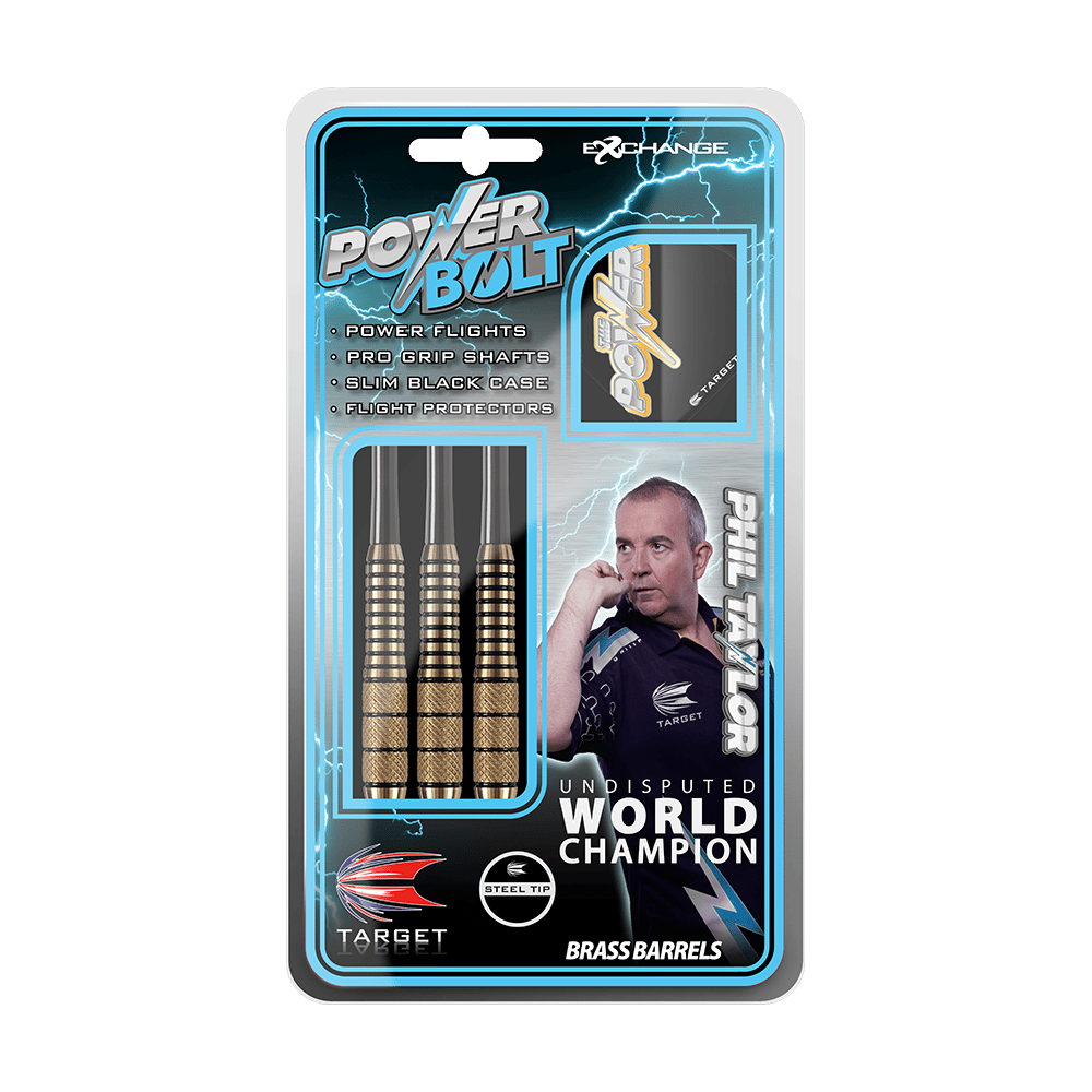 Target Phil Taylor Power Bolt Steel Darts - 22g