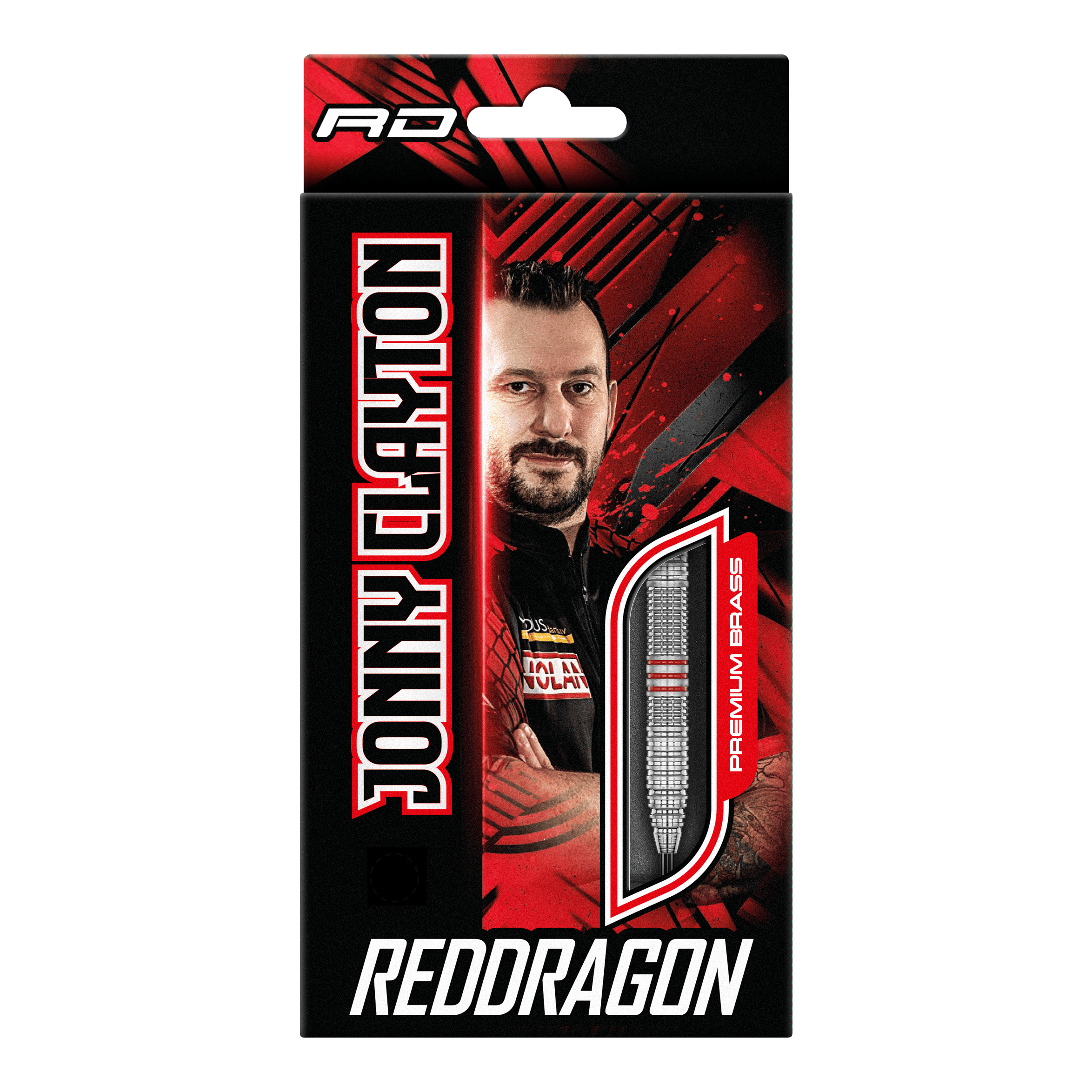Red Dragon Jonny Clayton Brass Steel Darts - 21 g Red Dragon Jonny Clayton Brass Steeldarts - 21 g abgebildet. Die Darts sind für präzises Steeldart-Spiel geeignet.