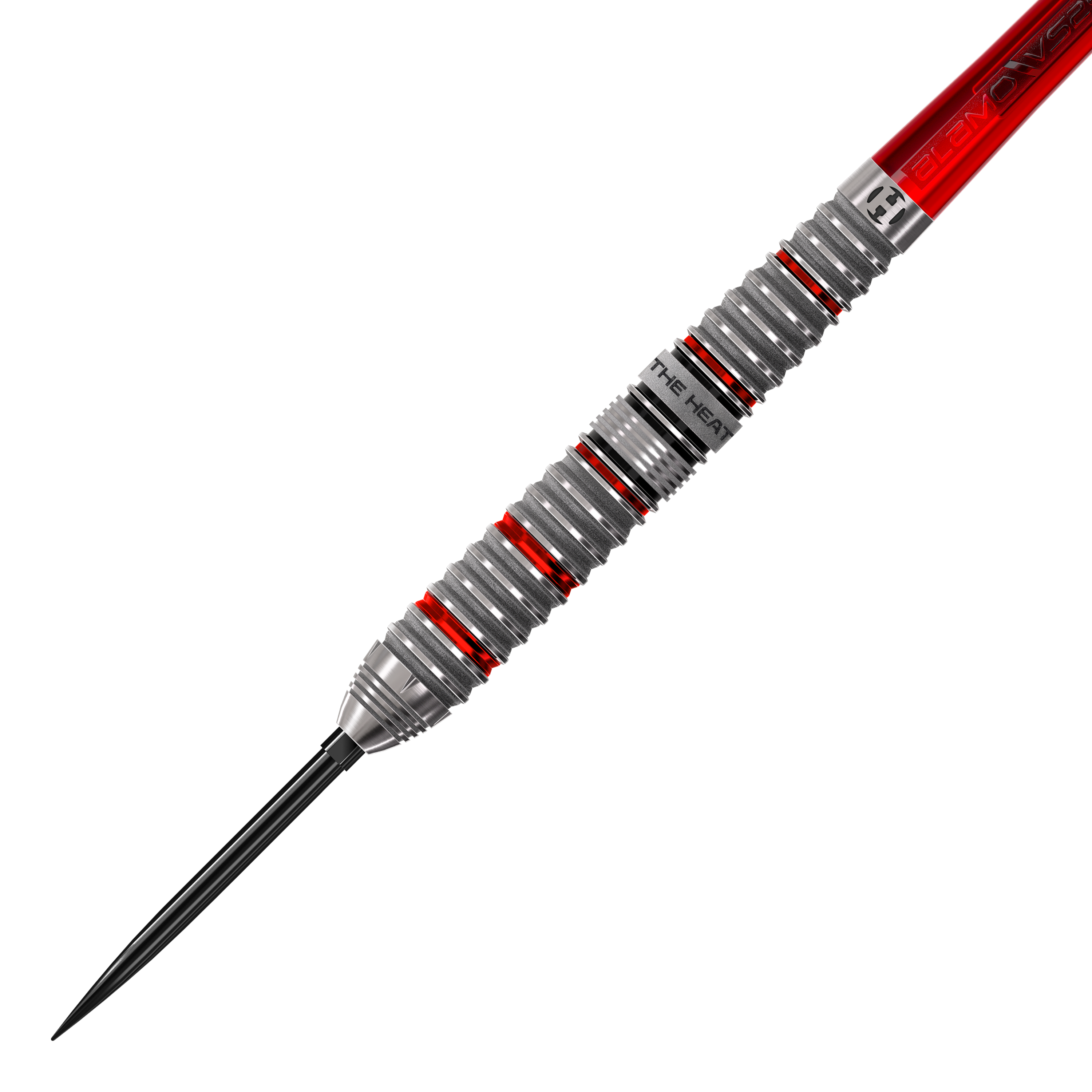 Harrow's Damon Heta Series 4 Quick Point steel darts Das Bild zeigt die Harrows Damon Heta Series 4 Quick Point Steeldarts. Die Darts sind speziell für präzises Spiel und hohe Qualität konzipiert.