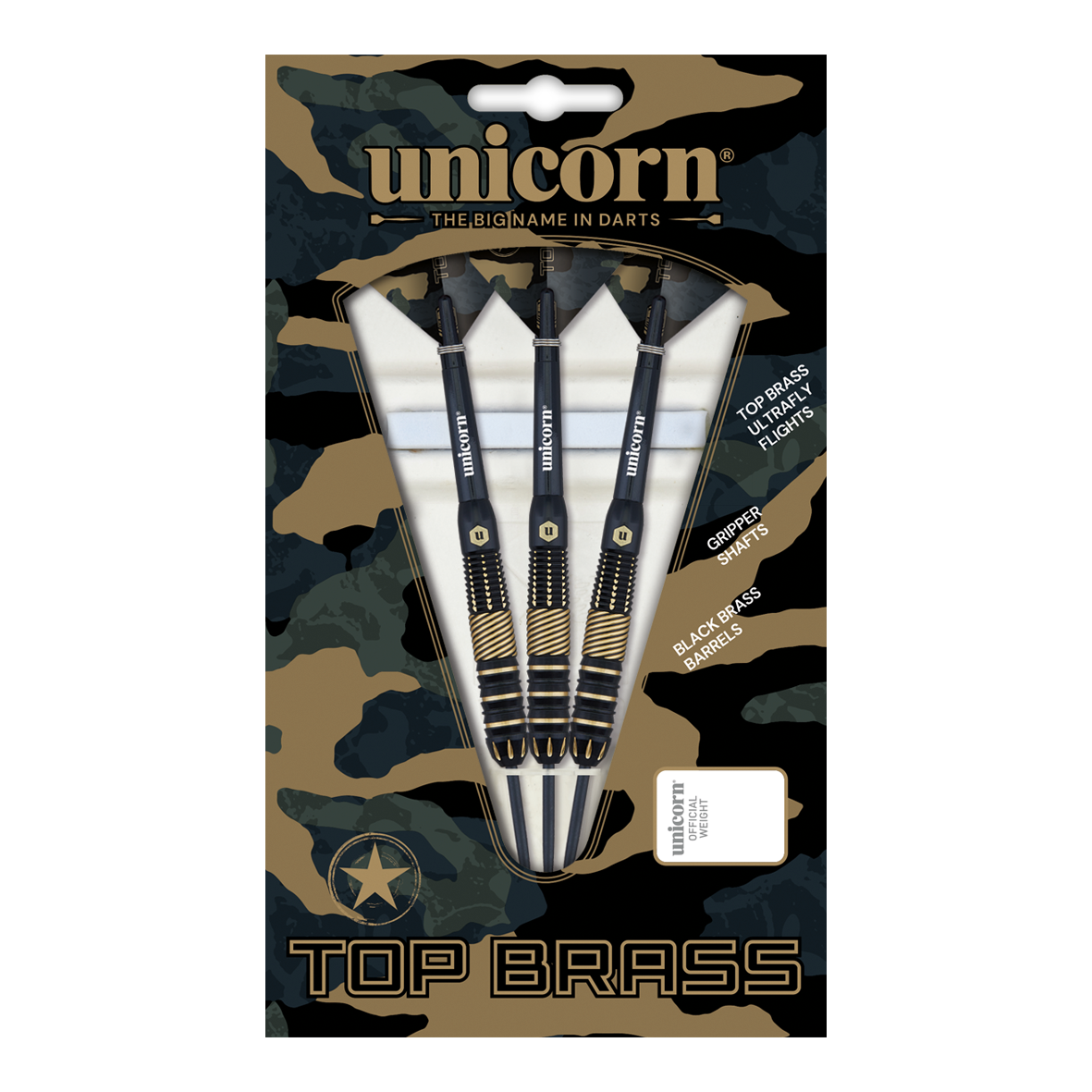 Unicorn Top Brass V2 Steeldarts - 19g