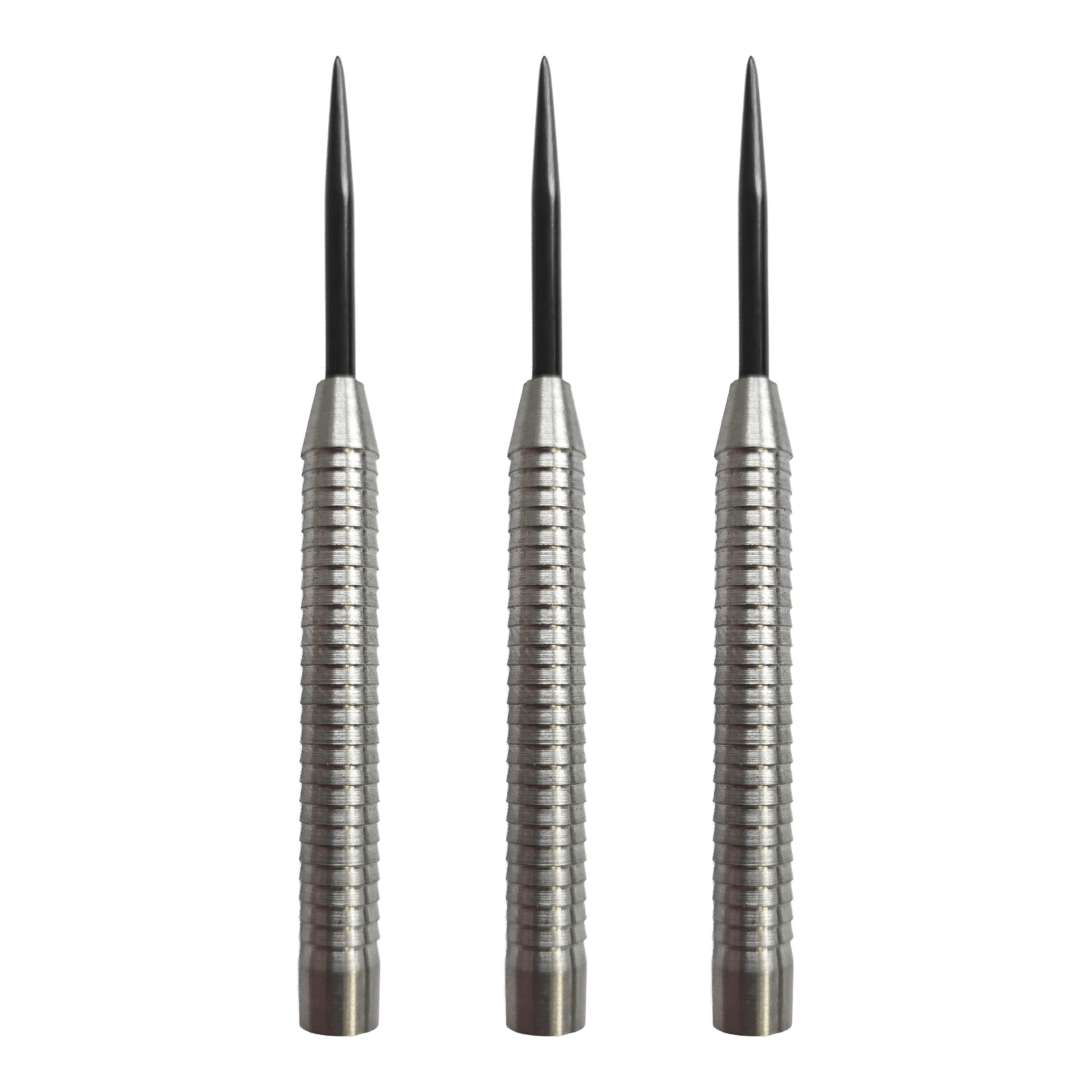 McDart Shark 3 steel dart barrels - 18g Hier sieht man die McDart Shark 3 Steeldart-Barrels mit 18g Gewicht als Set. Die Steeldart-Barrels zeichnen sich durch eine anspruchsvolle Struktur aus.
