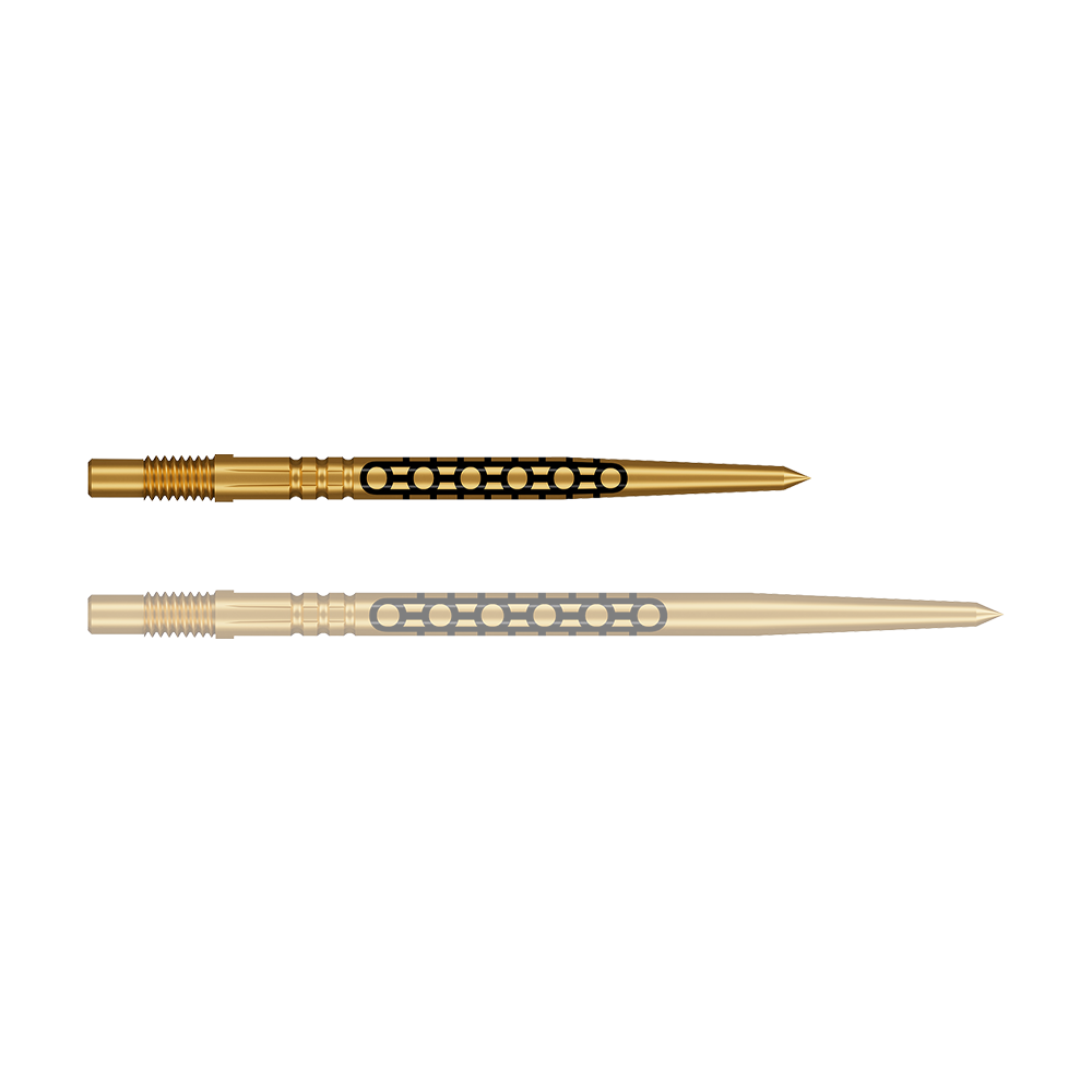 Shot Turbo Point Goths Dart Tips - Gold