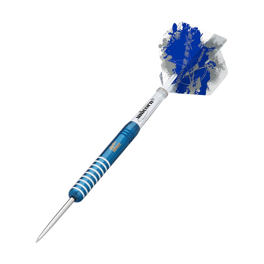 Unicorn Silver Star Blue Gary Anderson steel darts