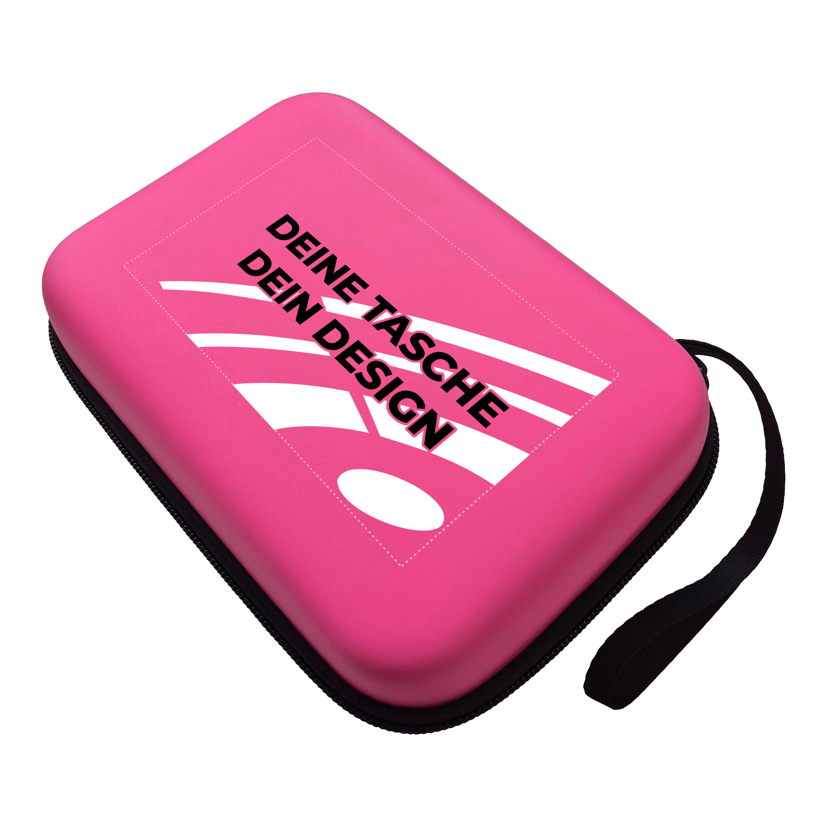 System-4 dart case with your design Das Bild zeigt ein Produkt mit dem Dateinamen MCS4-Pink_McDart_System4_Dartcase_Mit_Wunschdruck_Pink_1. Die Aufnahme präsentiert das Produkt aus einer anderen Perspektive.
