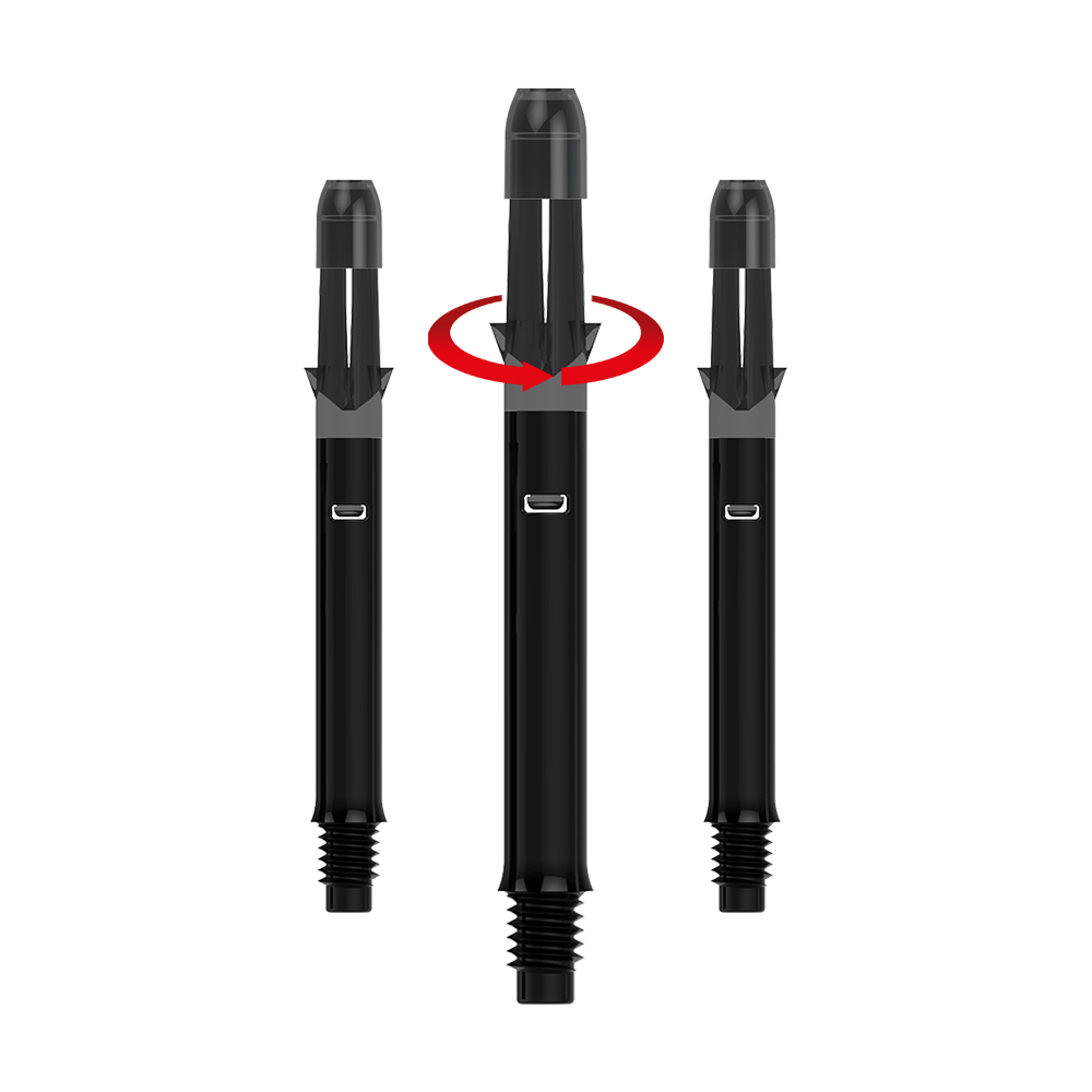 L-L-Style-Shafts Silent Straight - Schwarz