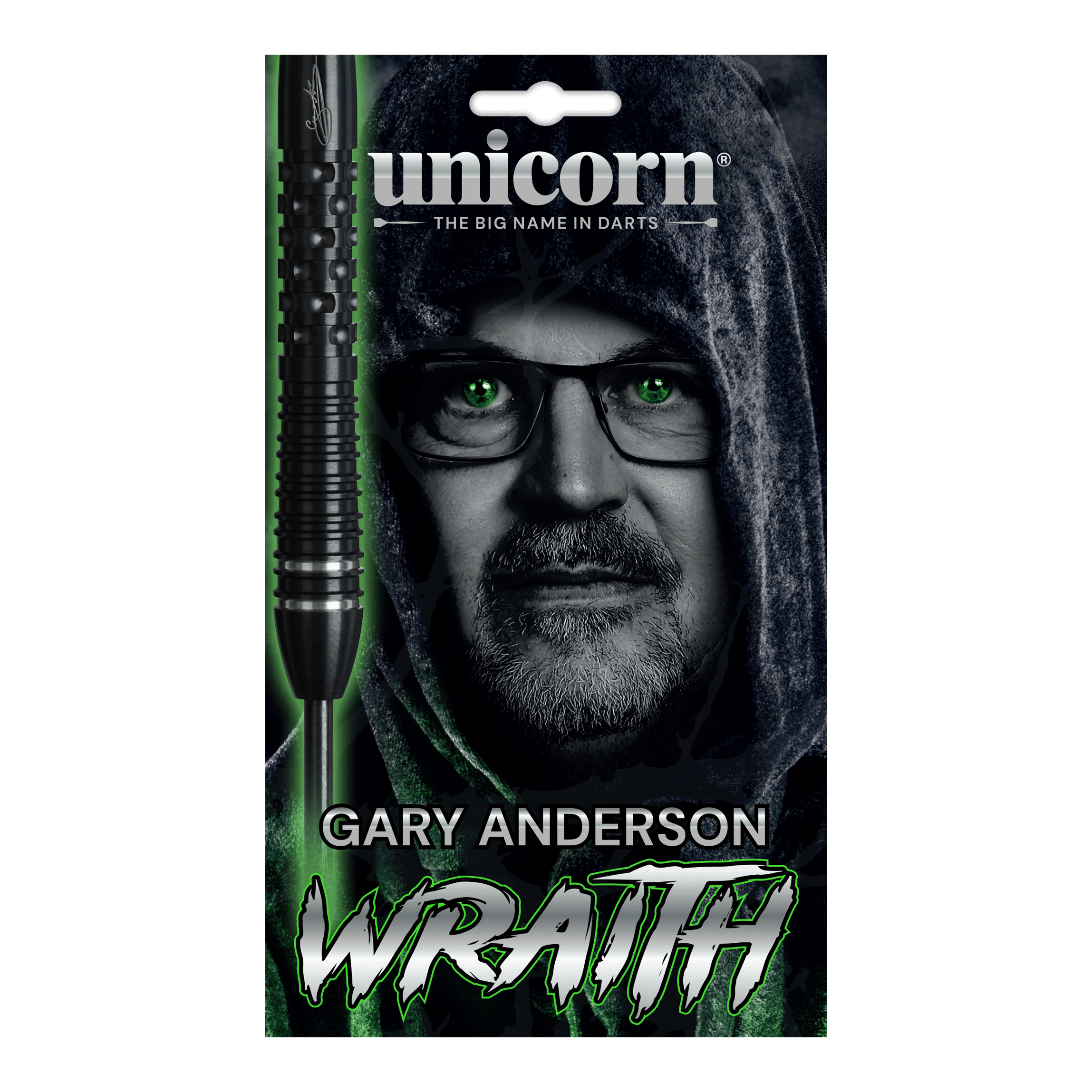 Unicorn Wraith Gary Anderson Phase 6 Steel Darts Unicorn Wraith Gary Anderson Phase 6 Steeldarts. Die Abbildung zeigt ein Set hochwertiger Gary Anderson Steeldarts.