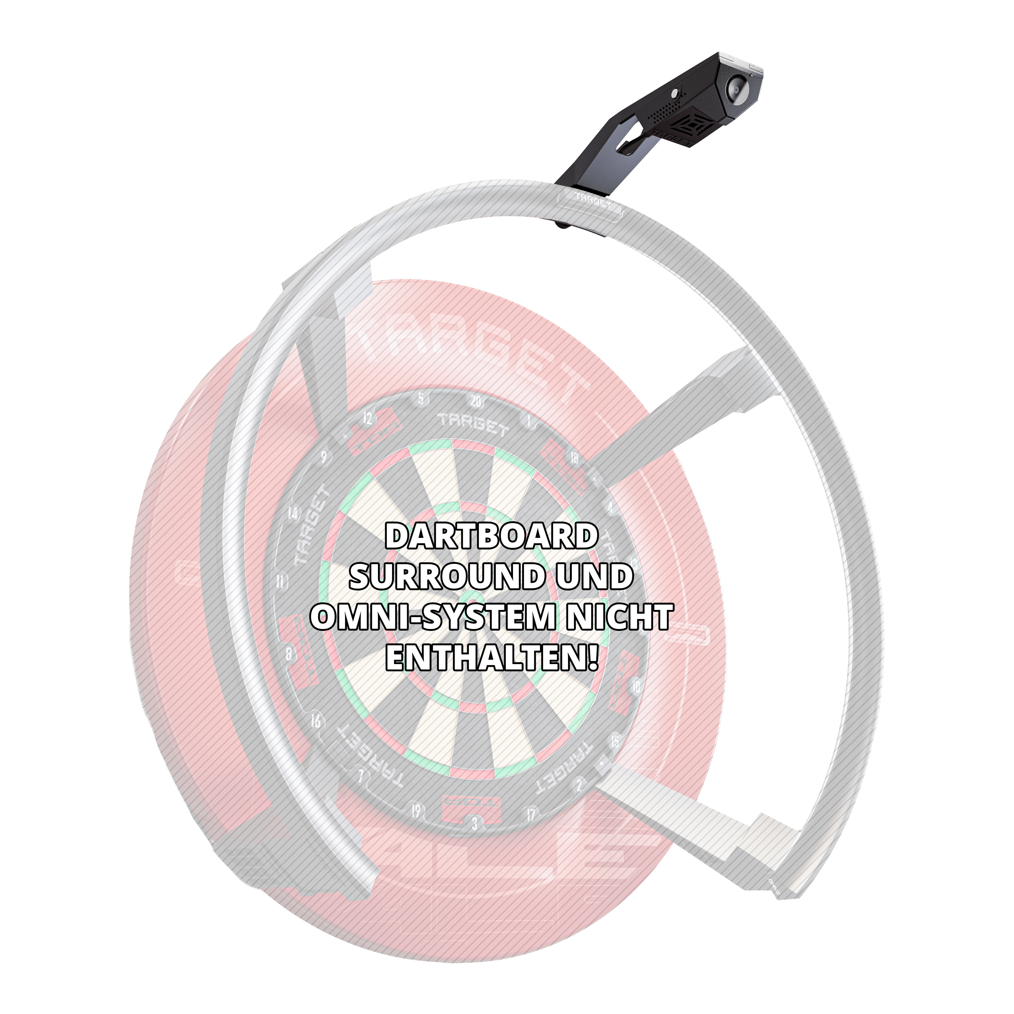 Target OMNI VIRT camera arm Abgebildet ist der Target OMNI VIRT Kamera Arm. Der Kamera Arm bietet eine flexible Verwendung für Kameras im Dartsport.