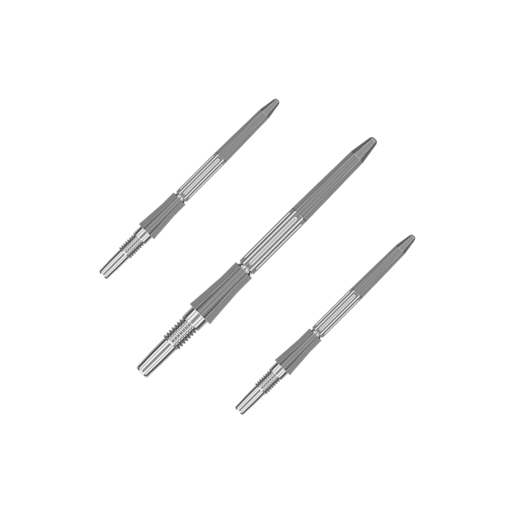 Target Elysian Archetype 43 Swiss Point Steel Dart Tips - Silver Abgebildet ist ein Set silberner Dartspitzen mit einer Länge von 30mm. Die Dartspitzen sind für das Swiss Point System geeignet.