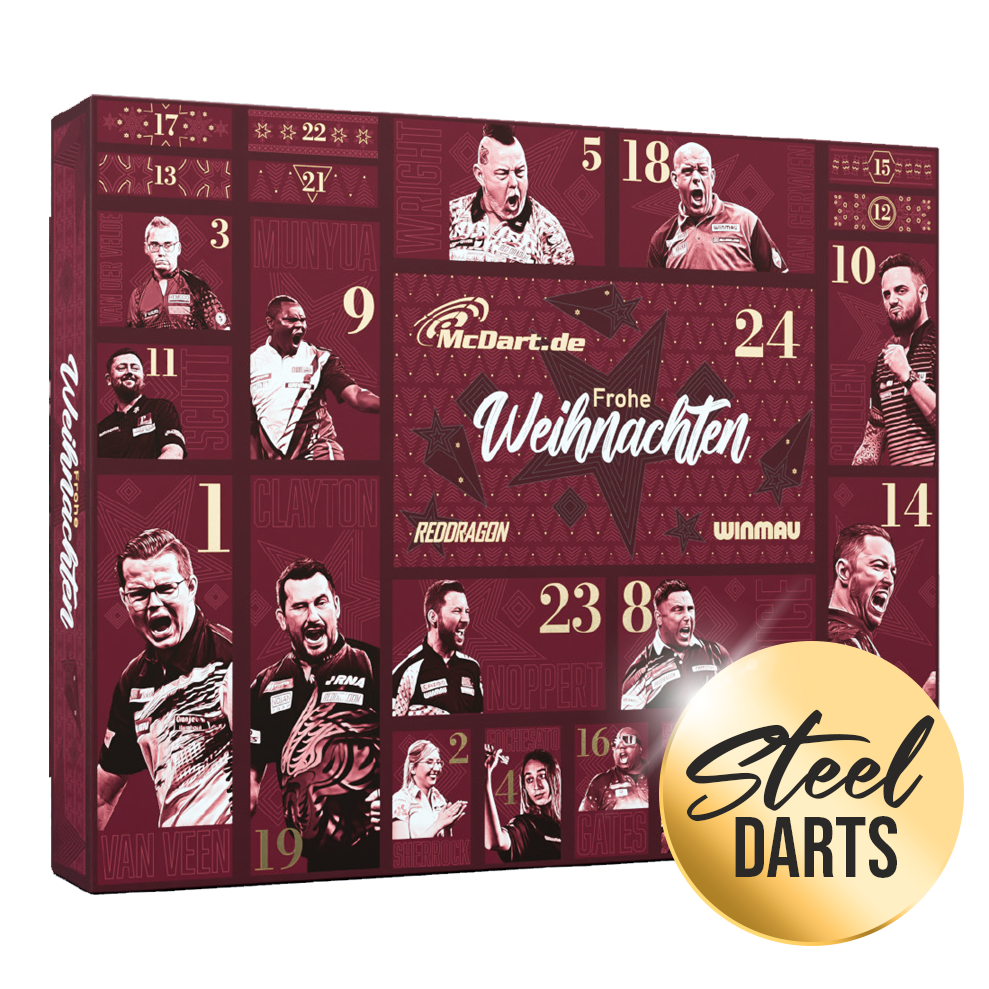 McDart Premium Advent Calendar 2026 for steel dart players McDart Premium Advent Calendar 2026 for steel dart players