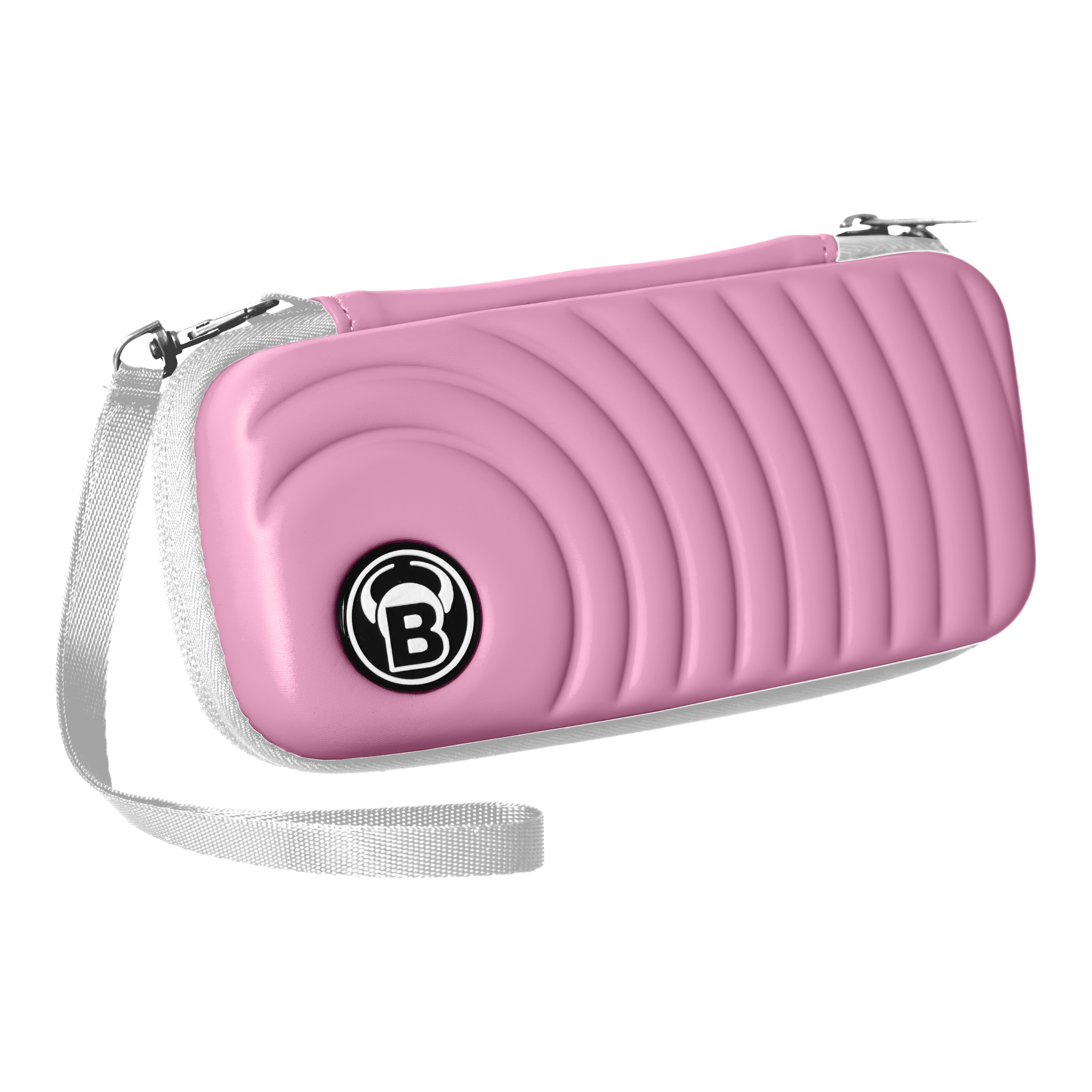 Abgebildet ist das Bulls Orbis S Dartcase in Pink. Das Etui eignet sich für den sicheren Transport von Darts und Zubehör.