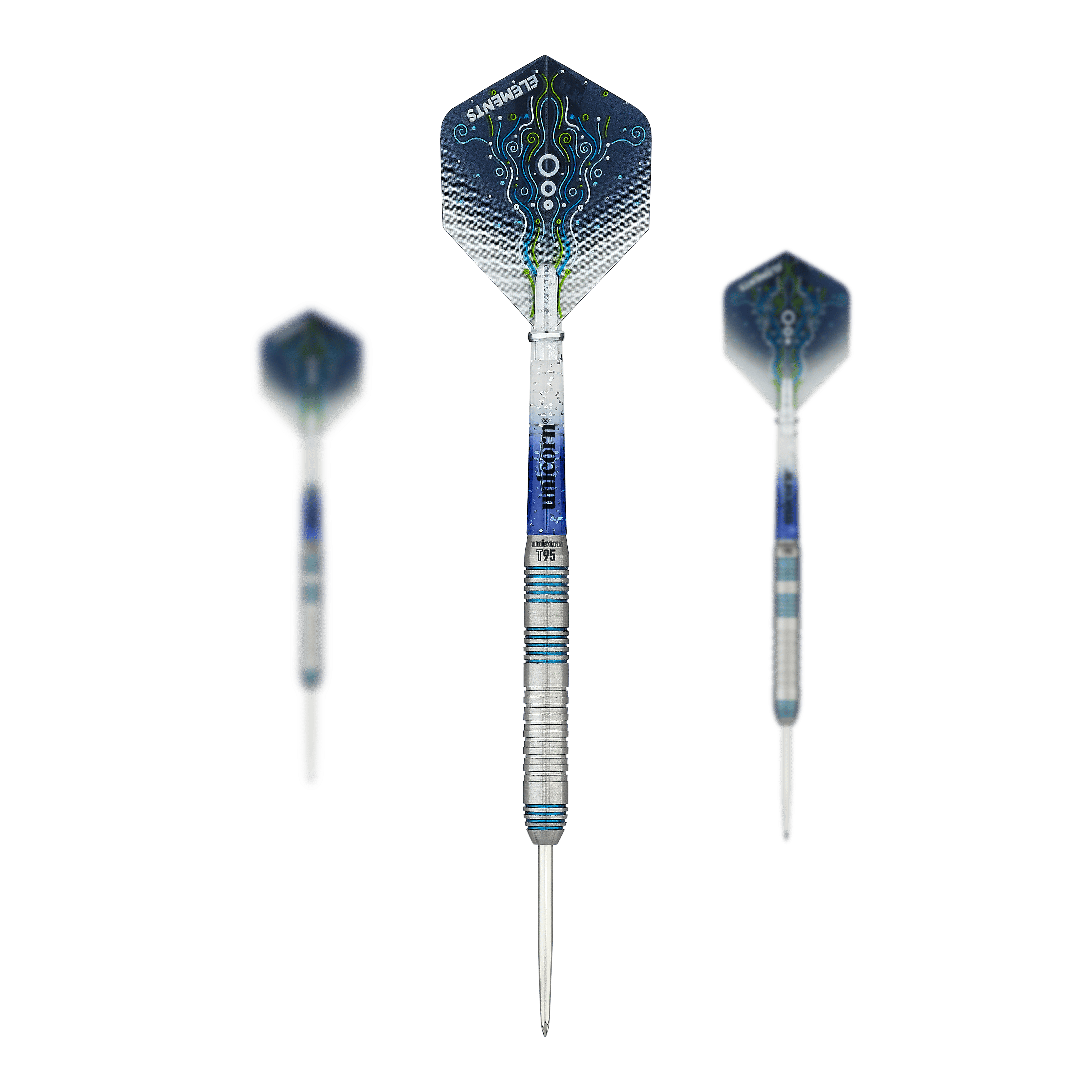 Unicorn T95 Core XL Blue Style 2 steel darts - 23g