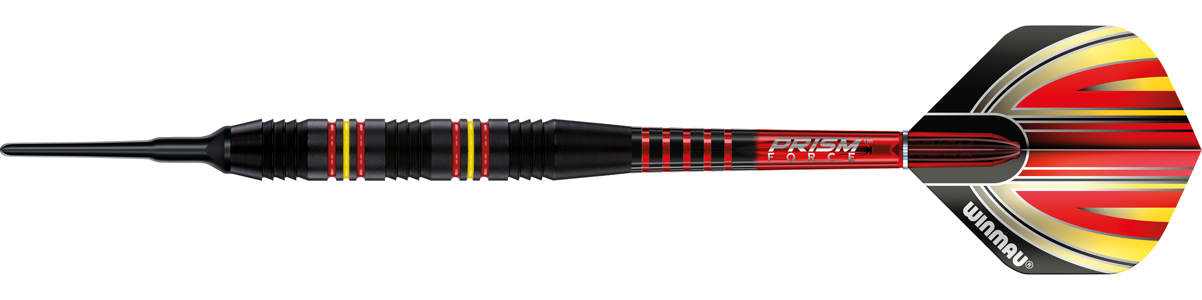 Winmau Outrage V2 Black Coated Brass Softdarts - 18g