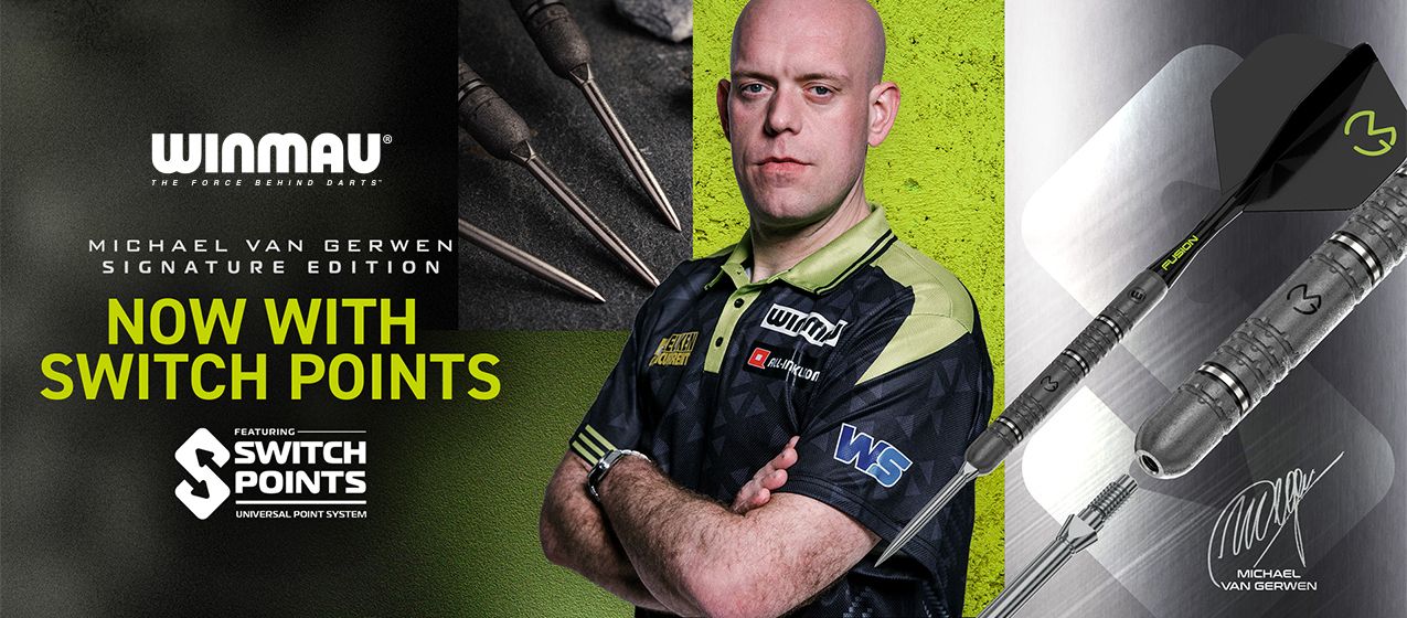 Das Bild zeigt das Produkt mit dem Dateinamen 2026-06_LP_Winmau_MvGSignature_SP. Es handelt sich vermutlich um einen Artikel von Winmau.