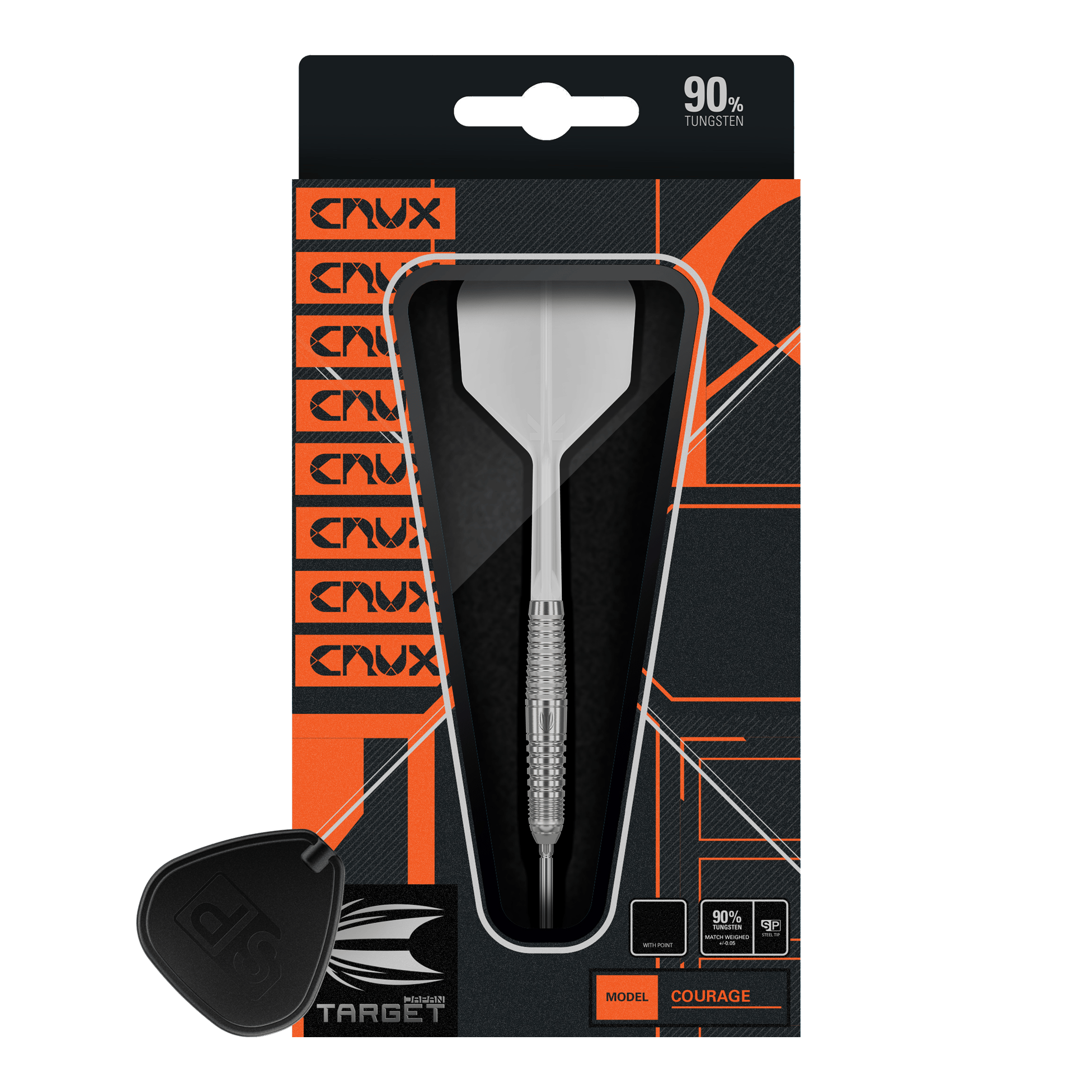 Target Crux Japan Courage Swiss Point Steel Darts - 22g