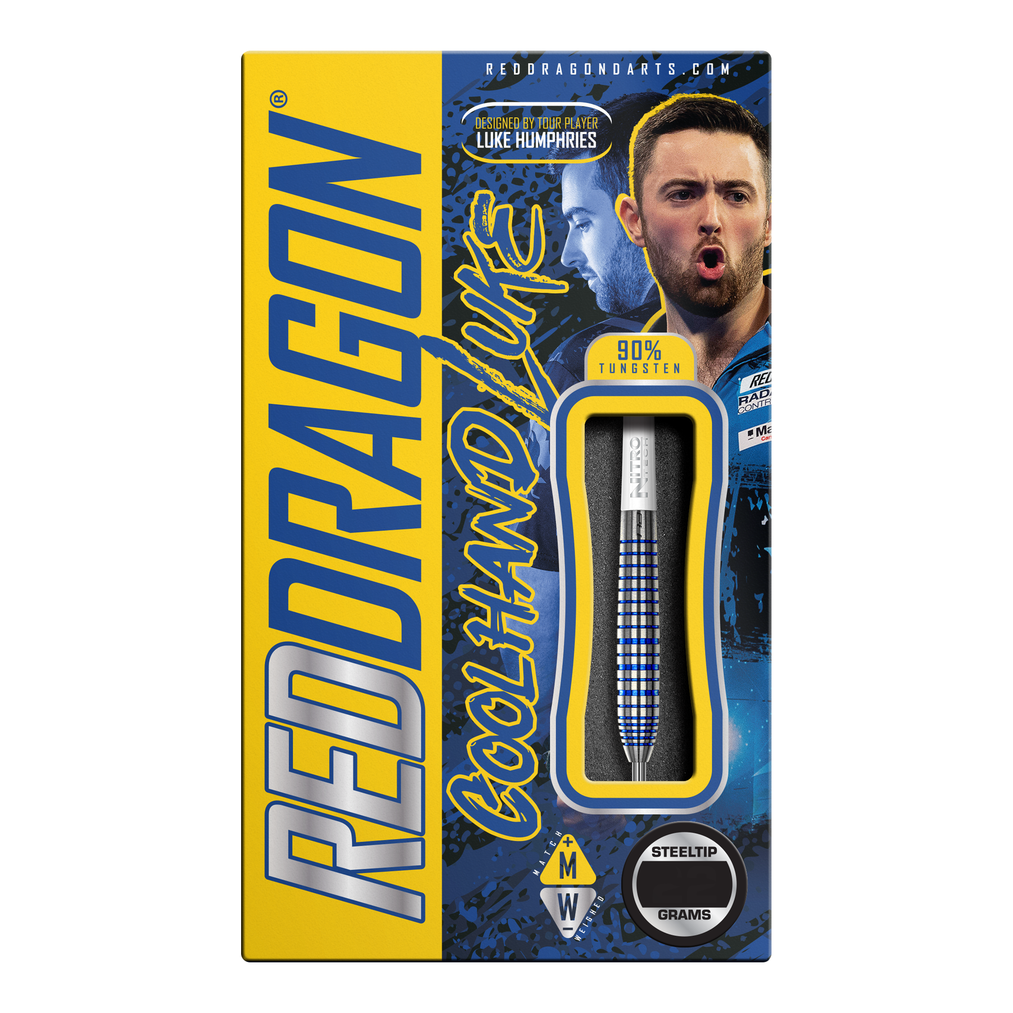 Red Dragon Luke Humphries TX3 Cool Blue SE steel darts