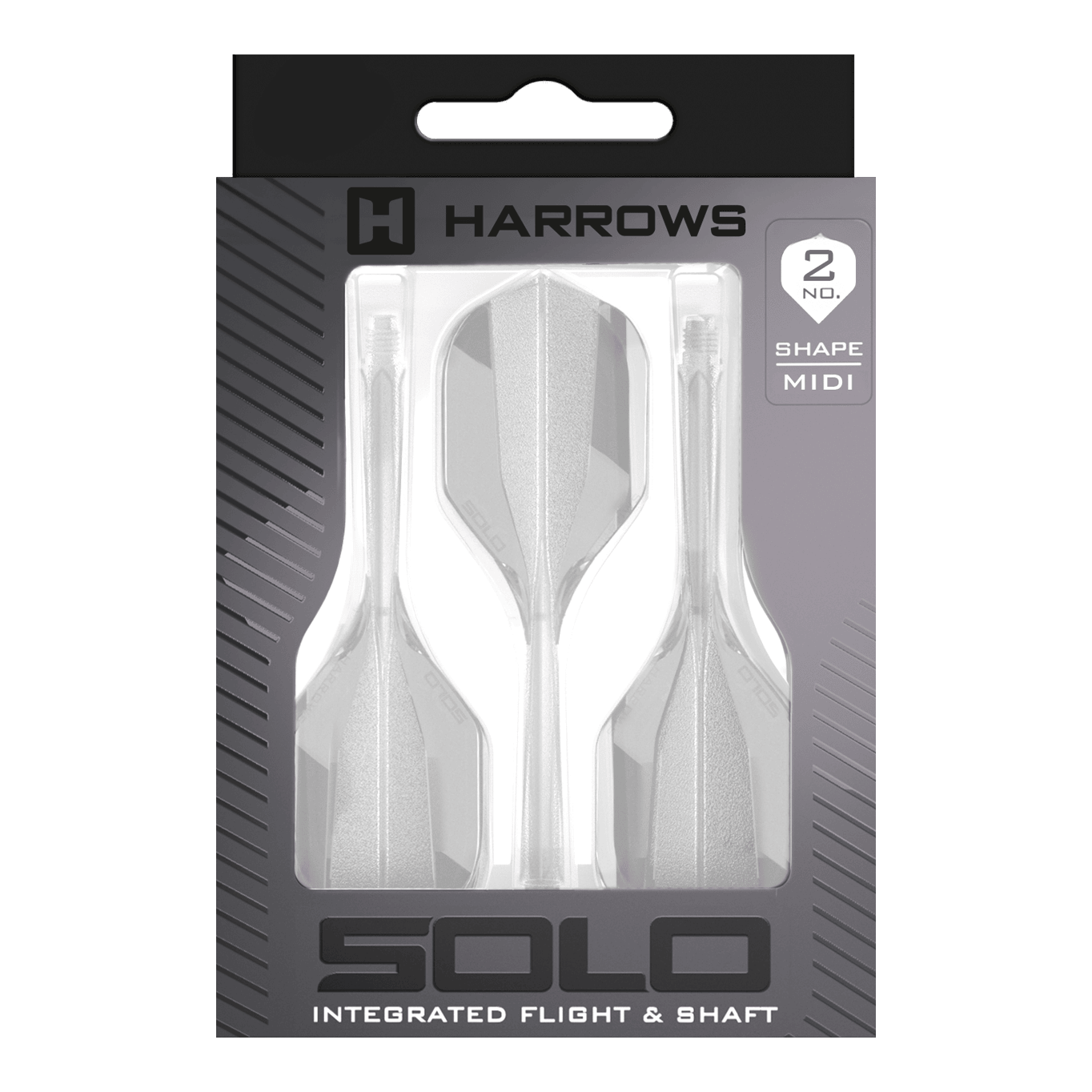 Harrows Solo No2 Flight-Shaft-System - Transparent