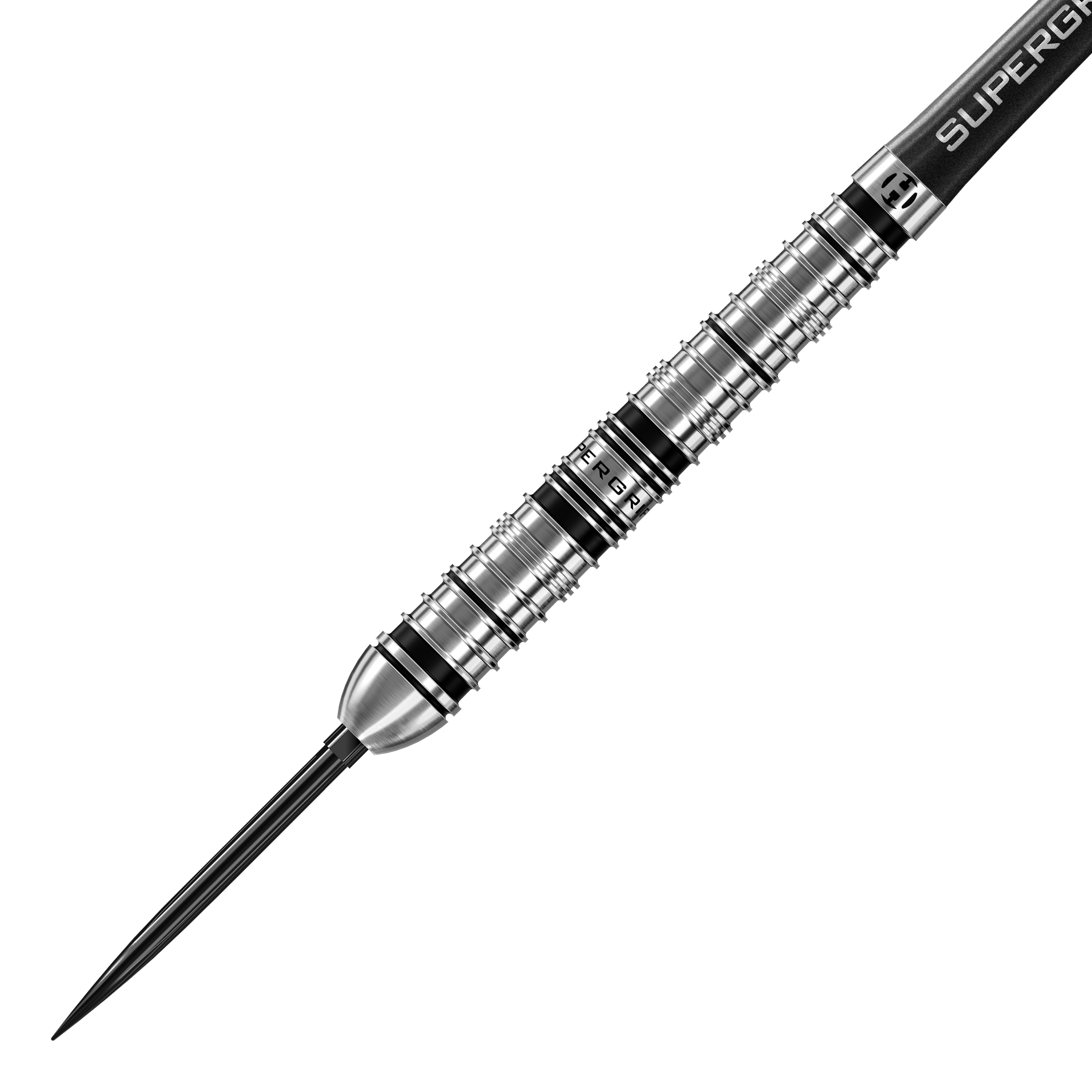 Harrows Supergrip Tapered Quick Point Steel Darts Dieses Bild zeigt die Harrows Supergrip QP Tapered Quick Point Steeldarts. Die Darts sind für Präzision und Kontrolle beim Spielen ausgelegt.