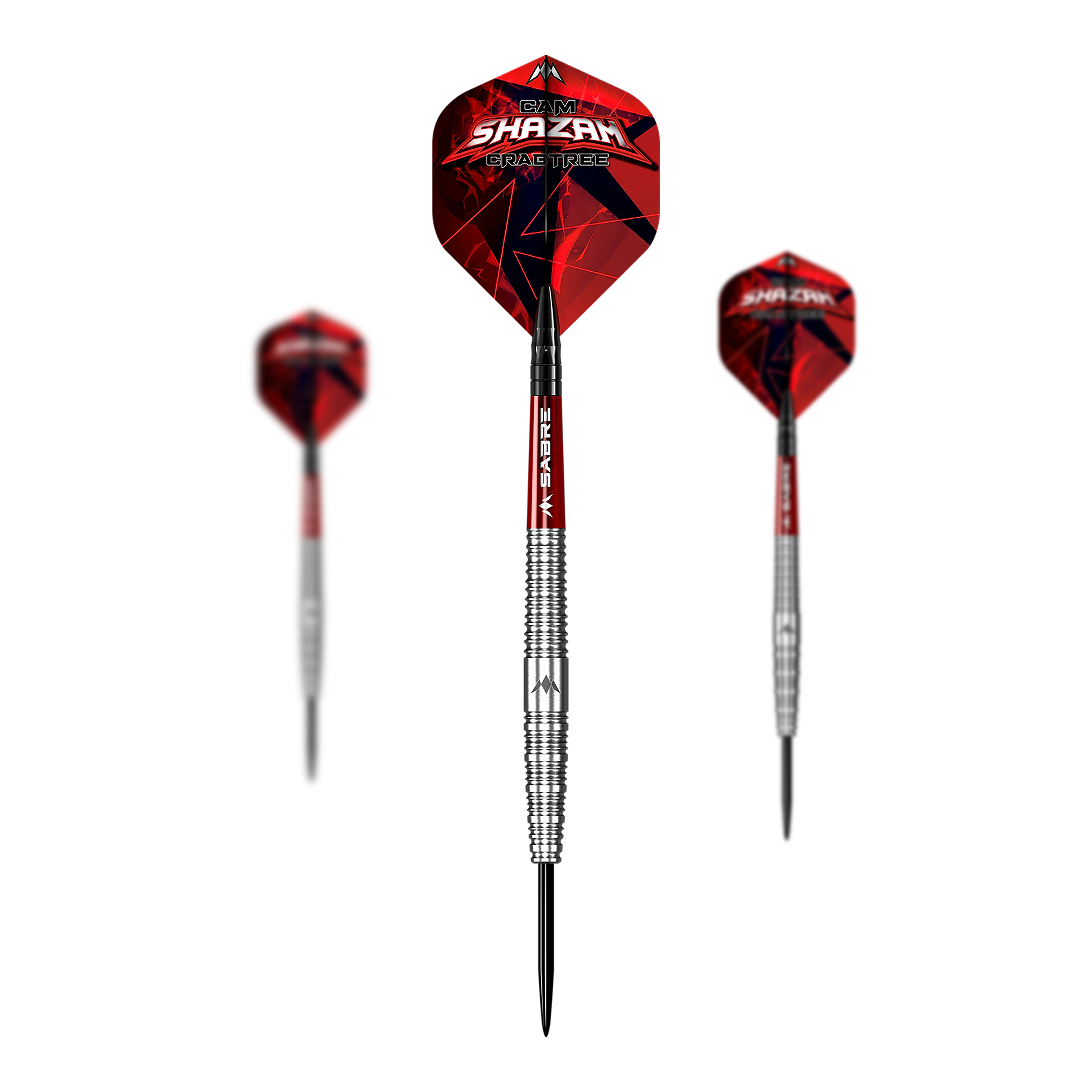 Mission Cam Crabtree Natural Steel Darts Das Foto zeigt das Set Mission Cam Crabtree Natural Steeldarts. Es handelt sich um hochwertige Steeldarts für den Dartsport.