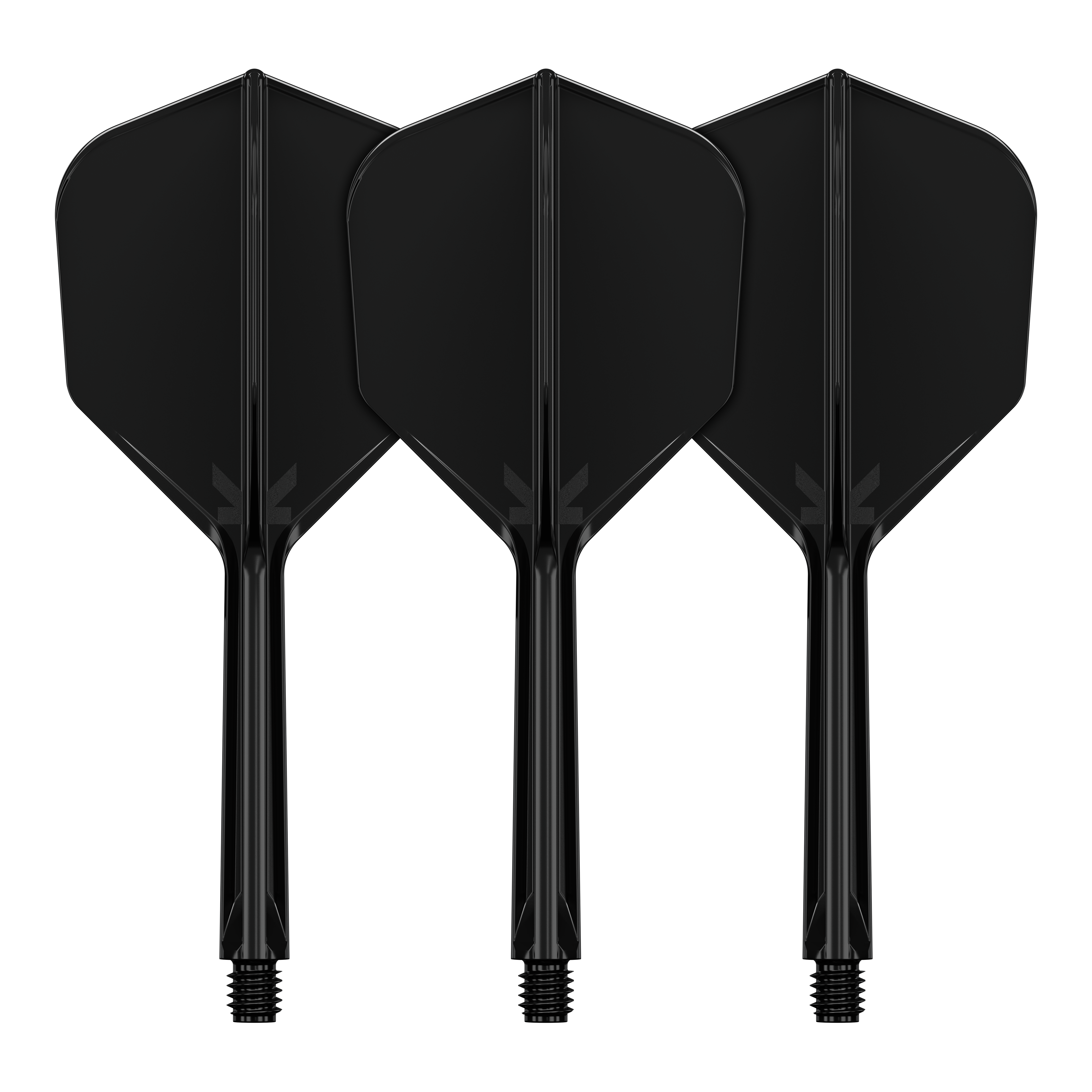 Target K-Flex No6 Flight System - Black Das Bild zeigt das Flight-System Target K-Flex No6 in Schwarz mit 33 mm Länge. Dieses Produkt eignet sich als Ersatzteil für Dartpfeile.