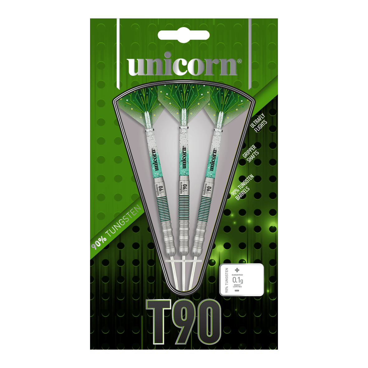 Unicorn T90 Core XL Green steel darts