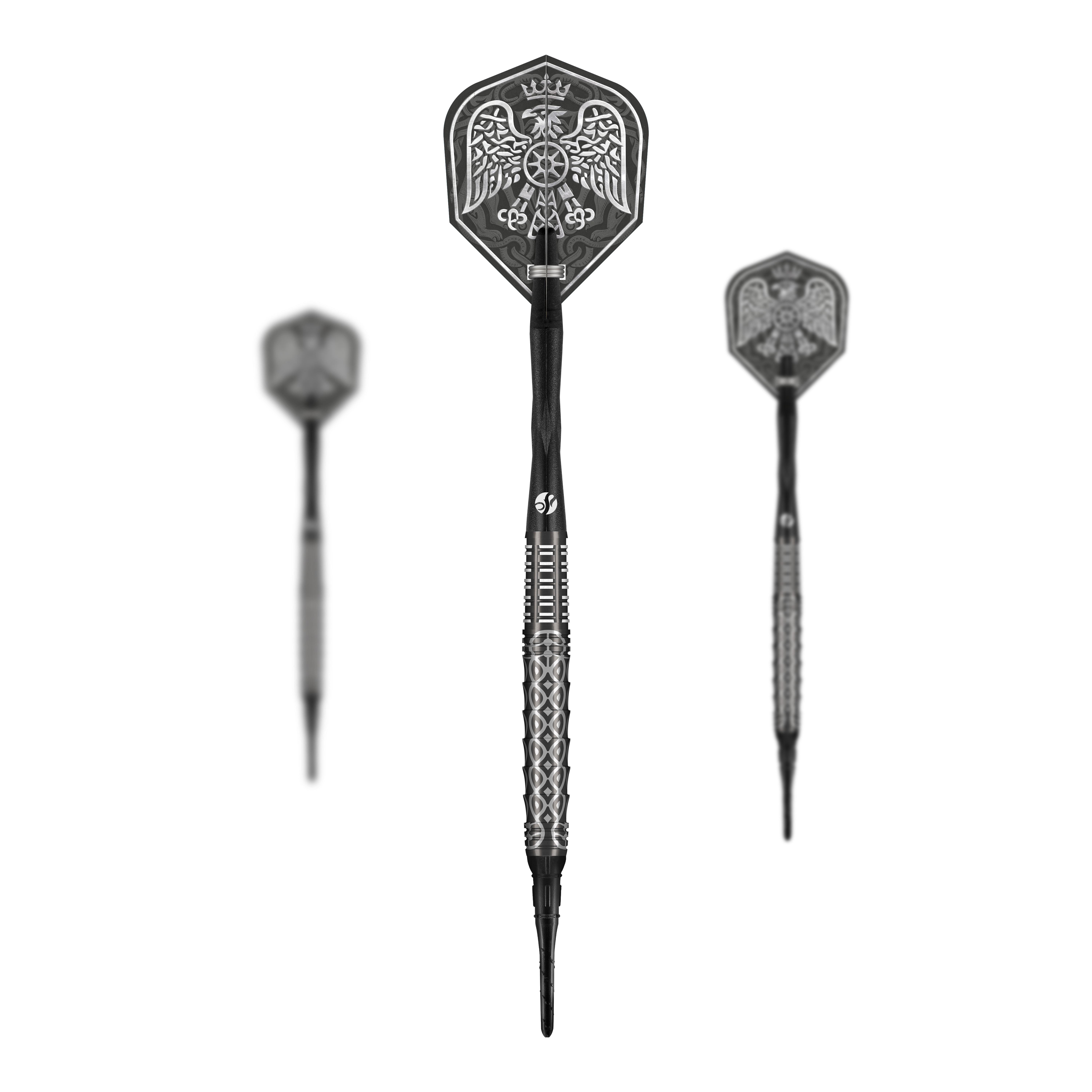 Shot Goths Wulfaz soft darts - 20g Das Bild zeigt ein Set der Shot Goths Wulfaz Softdarts - 20g. Das Set bietet alles, was für ein Softdartspiel benötigt wird.