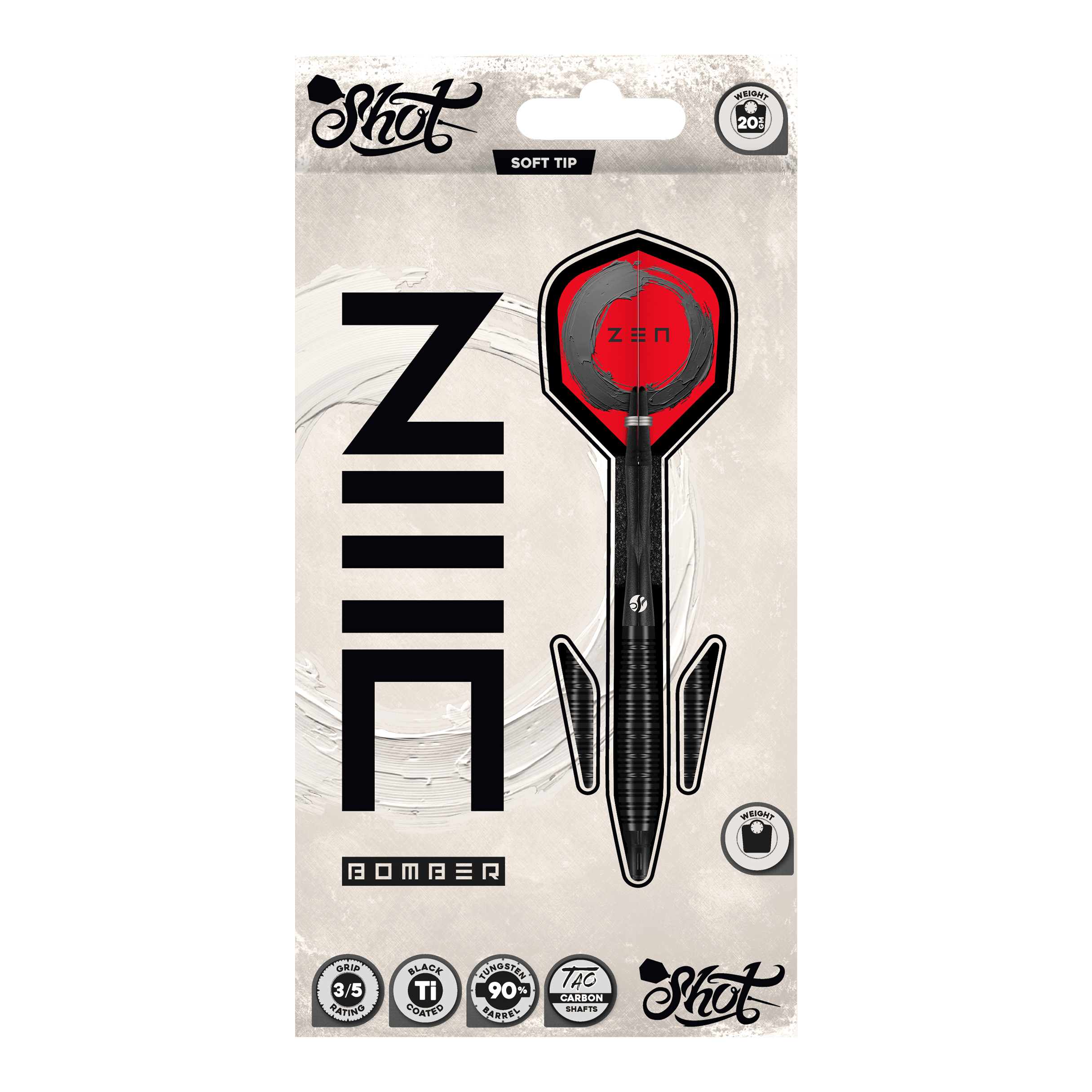 Shot ZEN Bomber soft darts - 20g