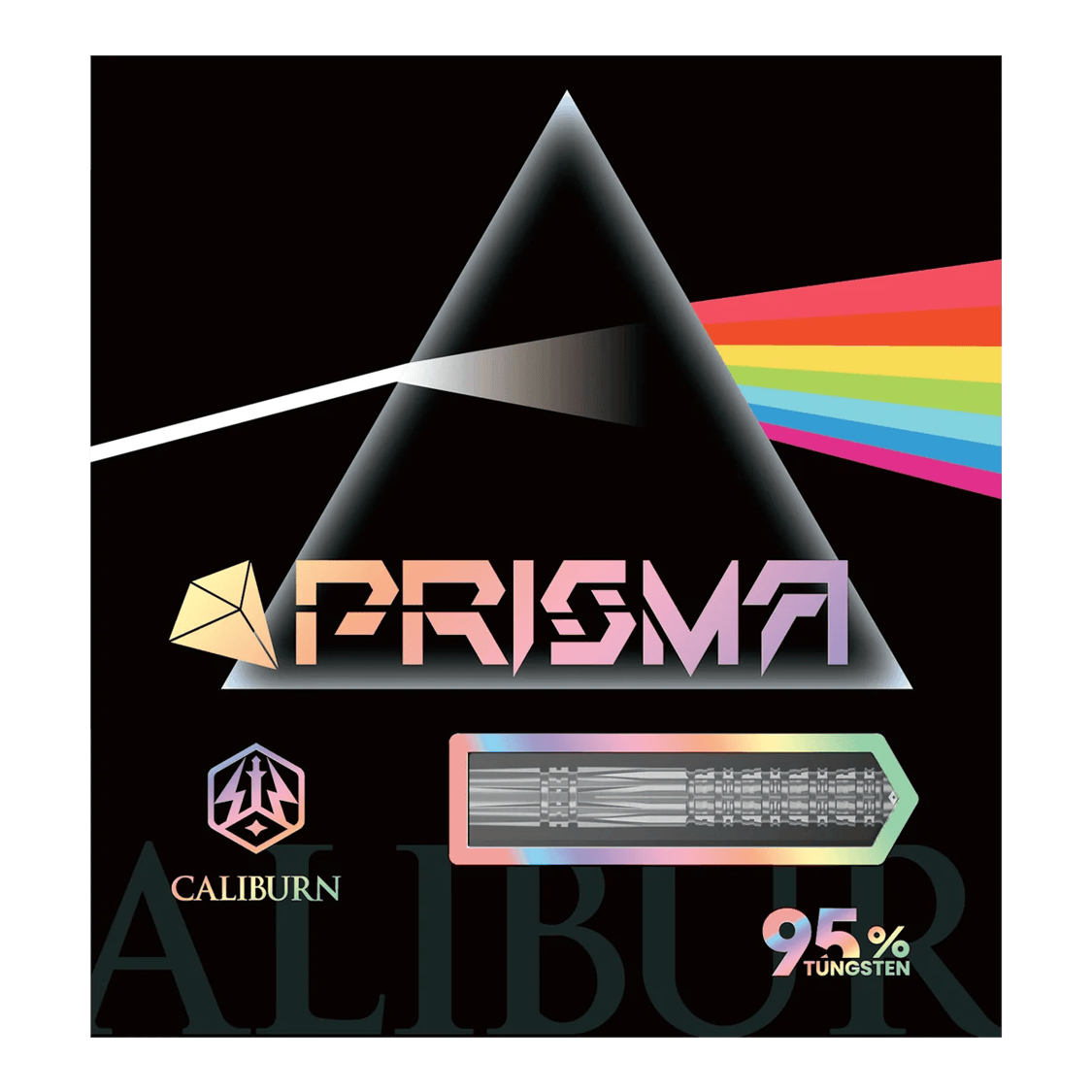 Caliburn Prisma P2 soft darts - 20g Auf dem Bild sind die Caliburn Prisma P2 Softdarts in der 20g Variante zu sehen. Das Produkt besticht durch sein attraktives Design und seine Qualität.