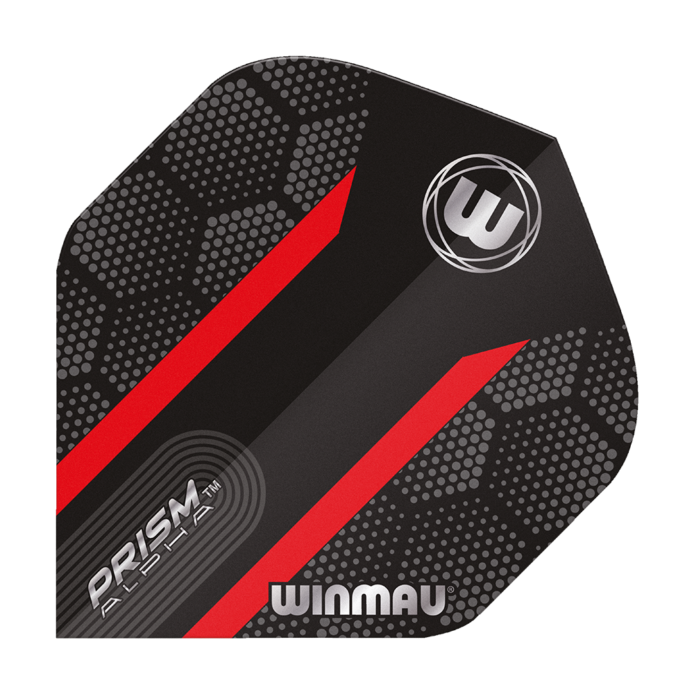 Winmau Prism Alpha Red Standard Flights