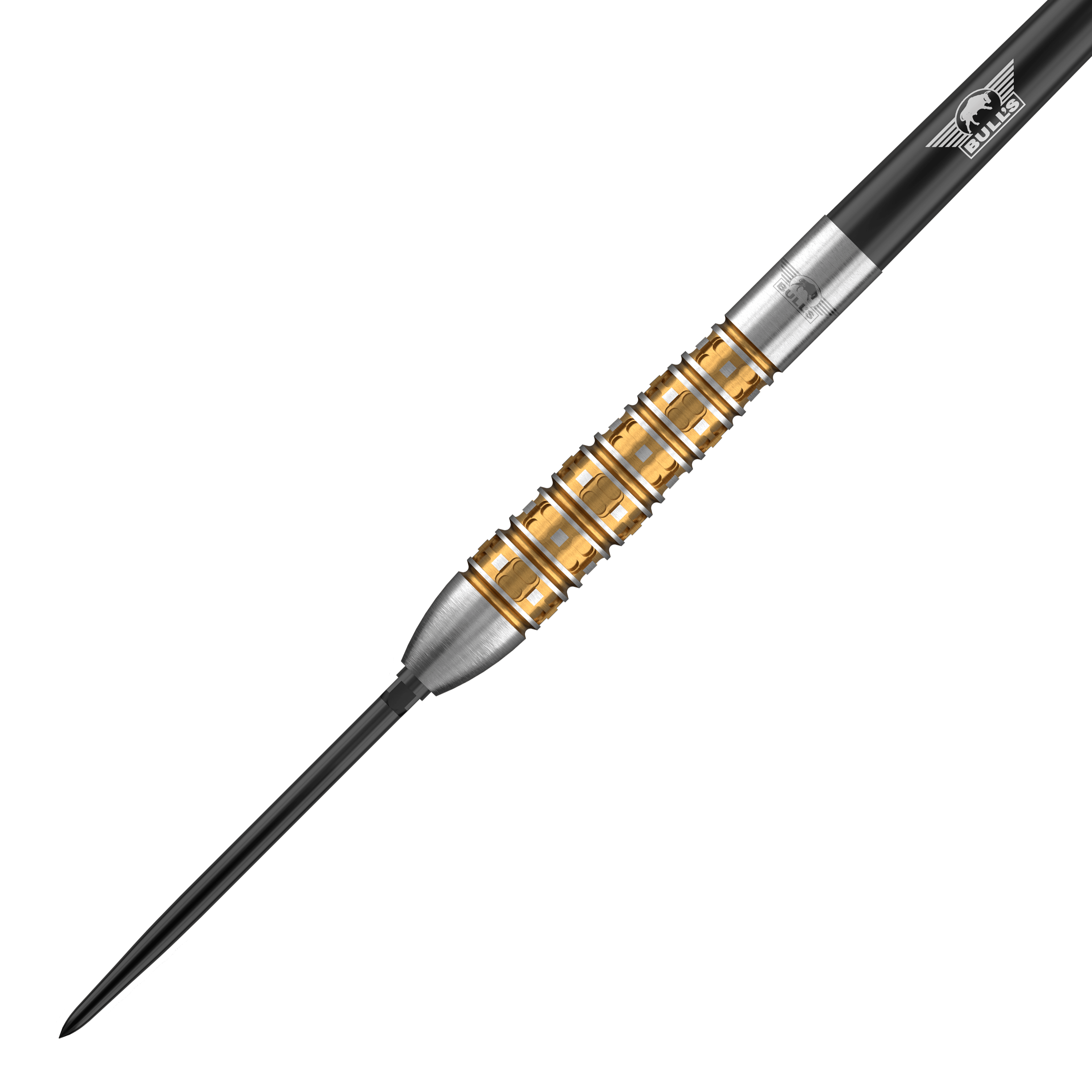 Bulls NL Vintage Bomb Convertible Points Steel Darts Das Bild zeigt die Bulls NL Vintago Bomb Convertible Point Steeldarts. Die Steeldarts sind für Dartspieler geeignet.
