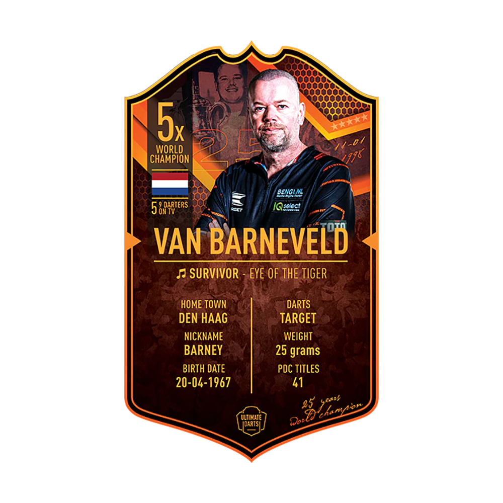 Ultimate Darts Card - Raymond Van Barneveld