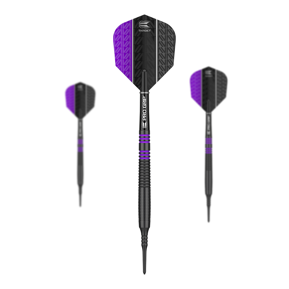Target Vapor8 Black Purple Softdarts - 18g