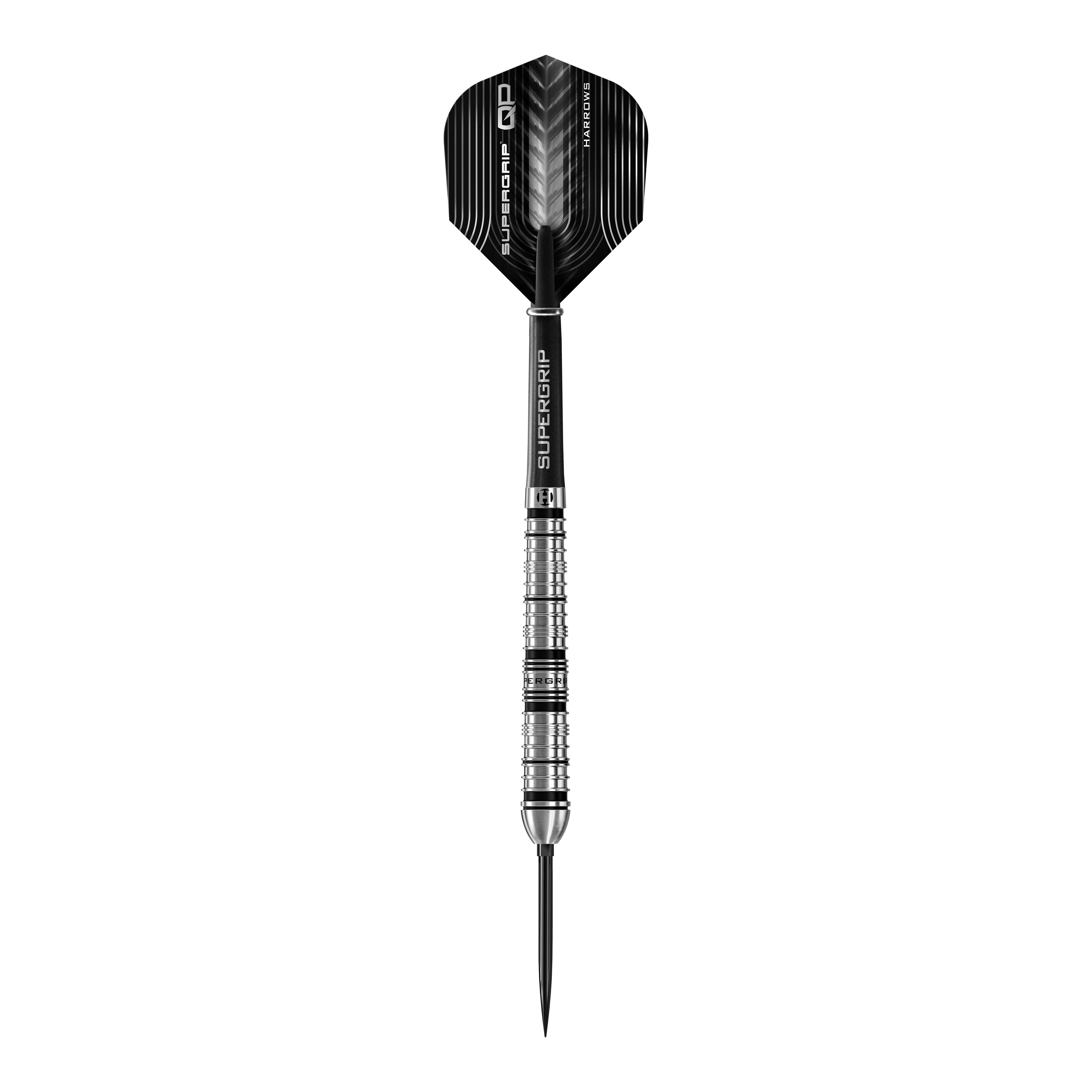 Harrows Supergrip Tapered Quick Point Steel Darts Abgebildet sind die Harrows Supergrip QP Tapered Quick Point Steeldarts. Sie eignen sich ideal für Steeldartspieler auf jedem Niveau.