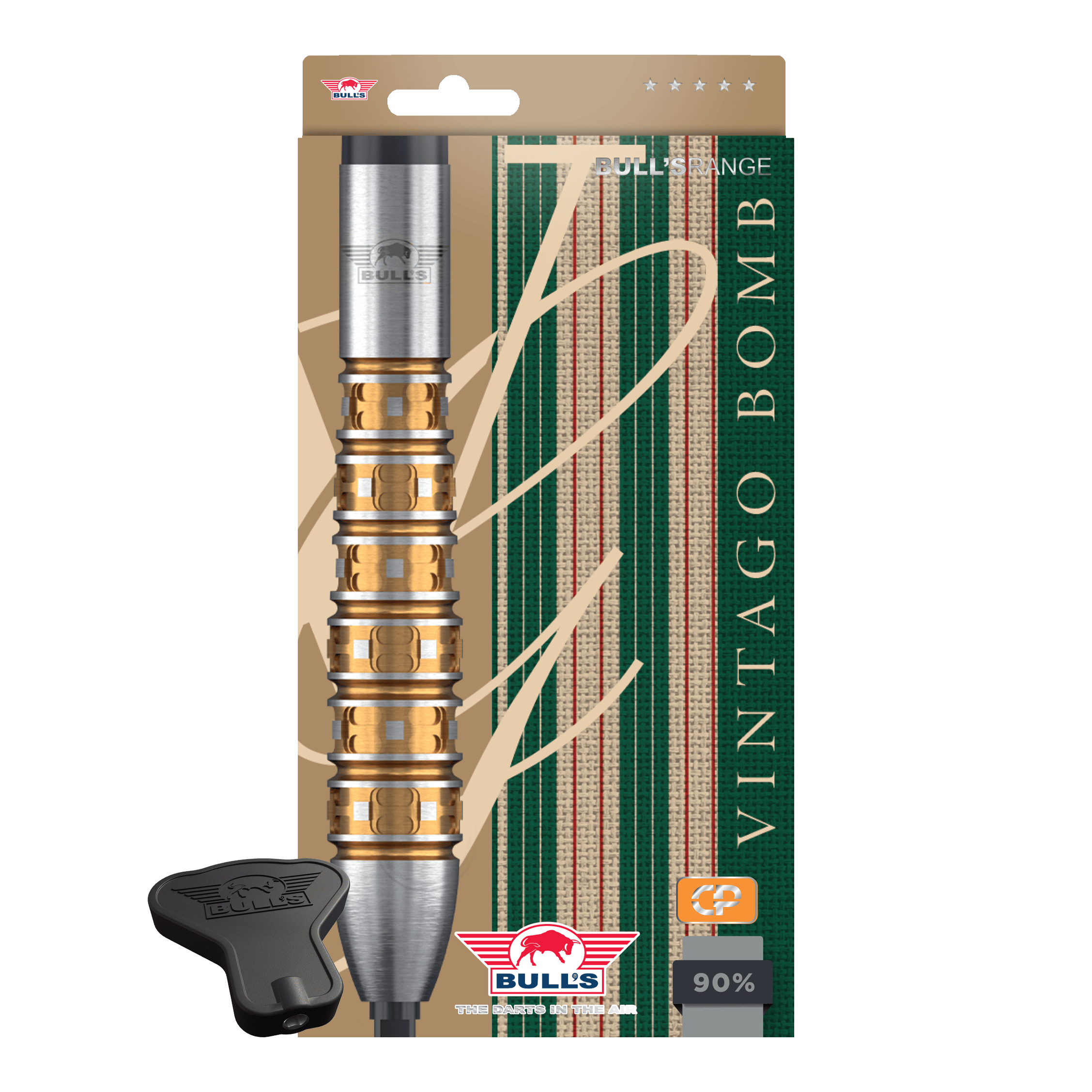 Bulls NL Vintage Bomb Convertible Points Steel Darts Zu sehen sind die Bulls NL Vintago Bomb Convertible Point Steeldarts. Sie bieten flexible Einsatzmöglichkeiten beim Dartsport.