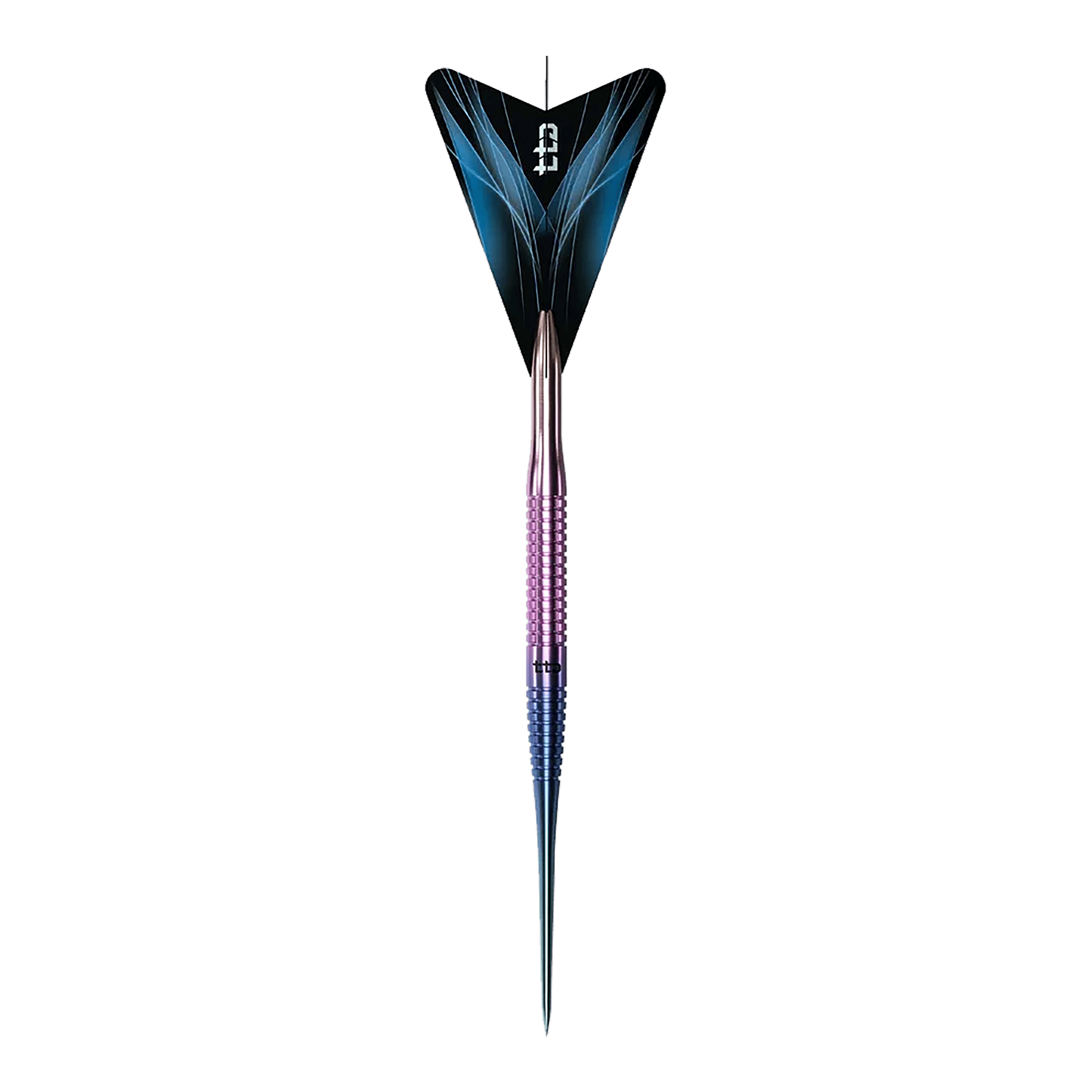 Caliburn TTD Complete Titanium T3 Rainbow Steeldarts - 7g Caliburn TTD Complete Titanium T3 Rainbow Steeldarts - 7g. Abgebildet ist ein bunter Steeldartpfeil aus Titan, der speziell für Dartspieler entwickelt wurde.