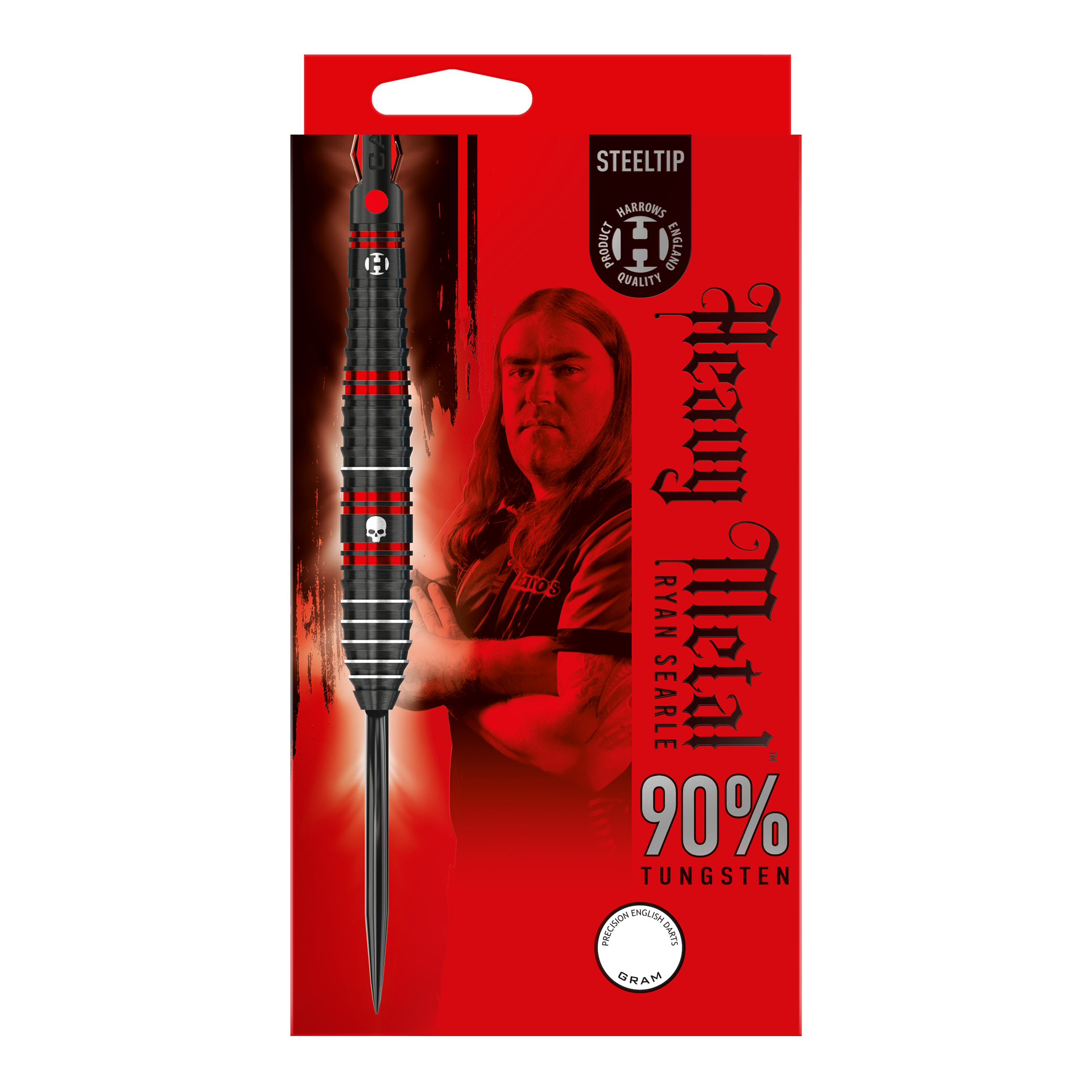 Harrow&#39;s Ryan Searle Heavy Metal Steel Darts