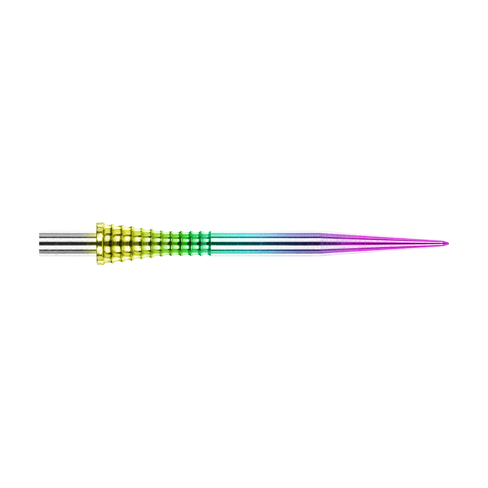 Red Dragon Raptor Gripped Rainbow steel dart tips 38mm