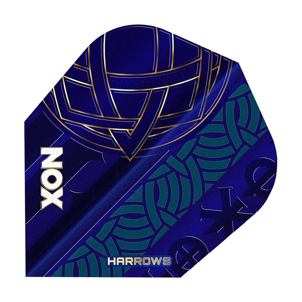 Harrows Nox No6 Flights Gezeigt werden die Harrows Nox No6 Flights. Diese Flights sind für Dartspieler gedacht.