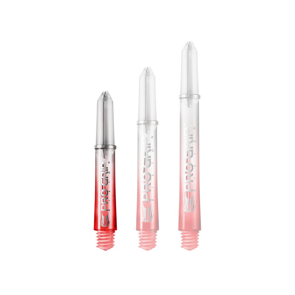 Target Pro Grip Vision Shafts - 3 Sets - Red